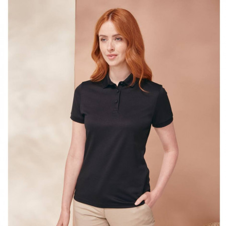 LADIES' RECYCLED POLYESTER POLO SHIRT