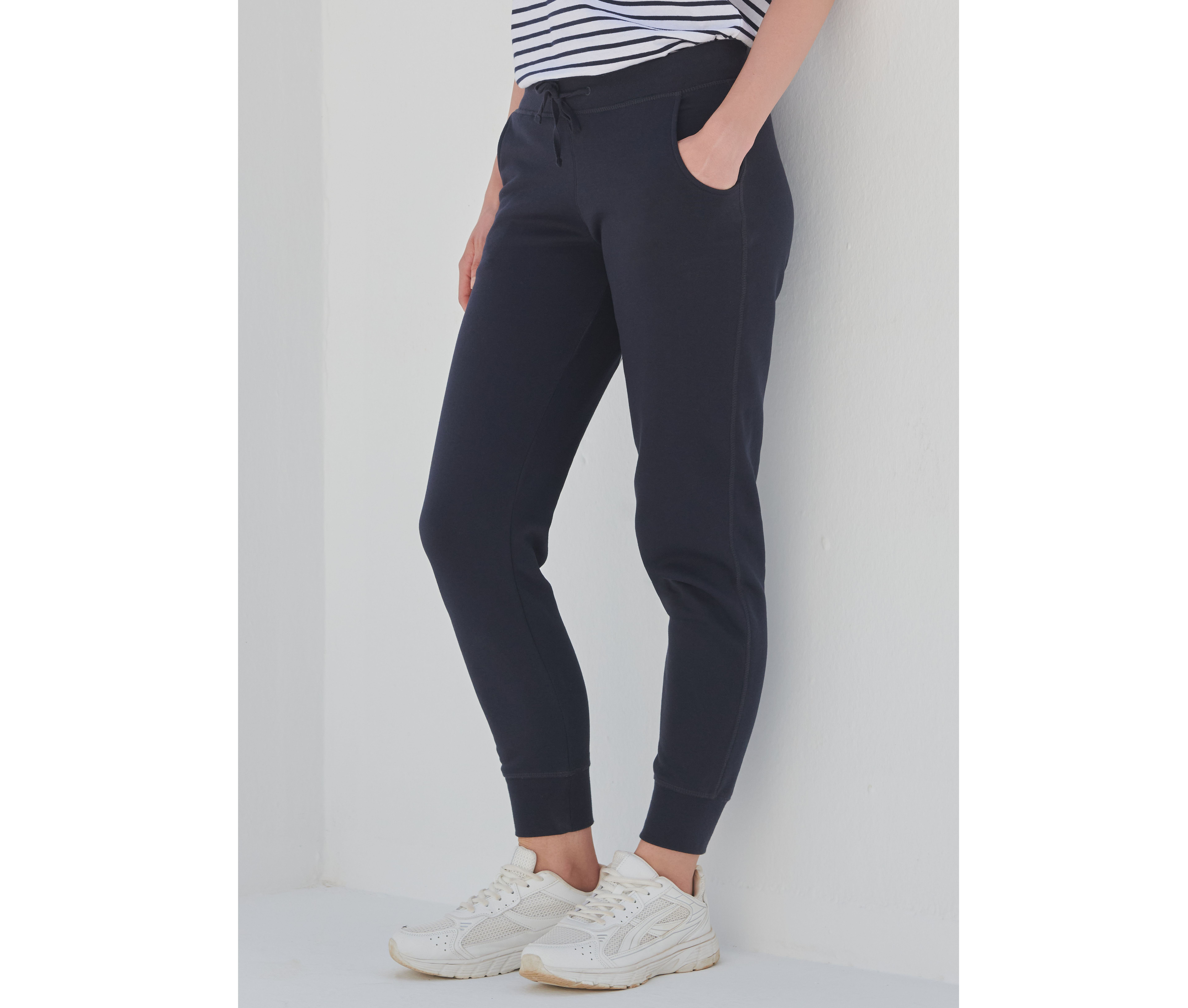 LADIES SLIM CUFFED JOGGERS