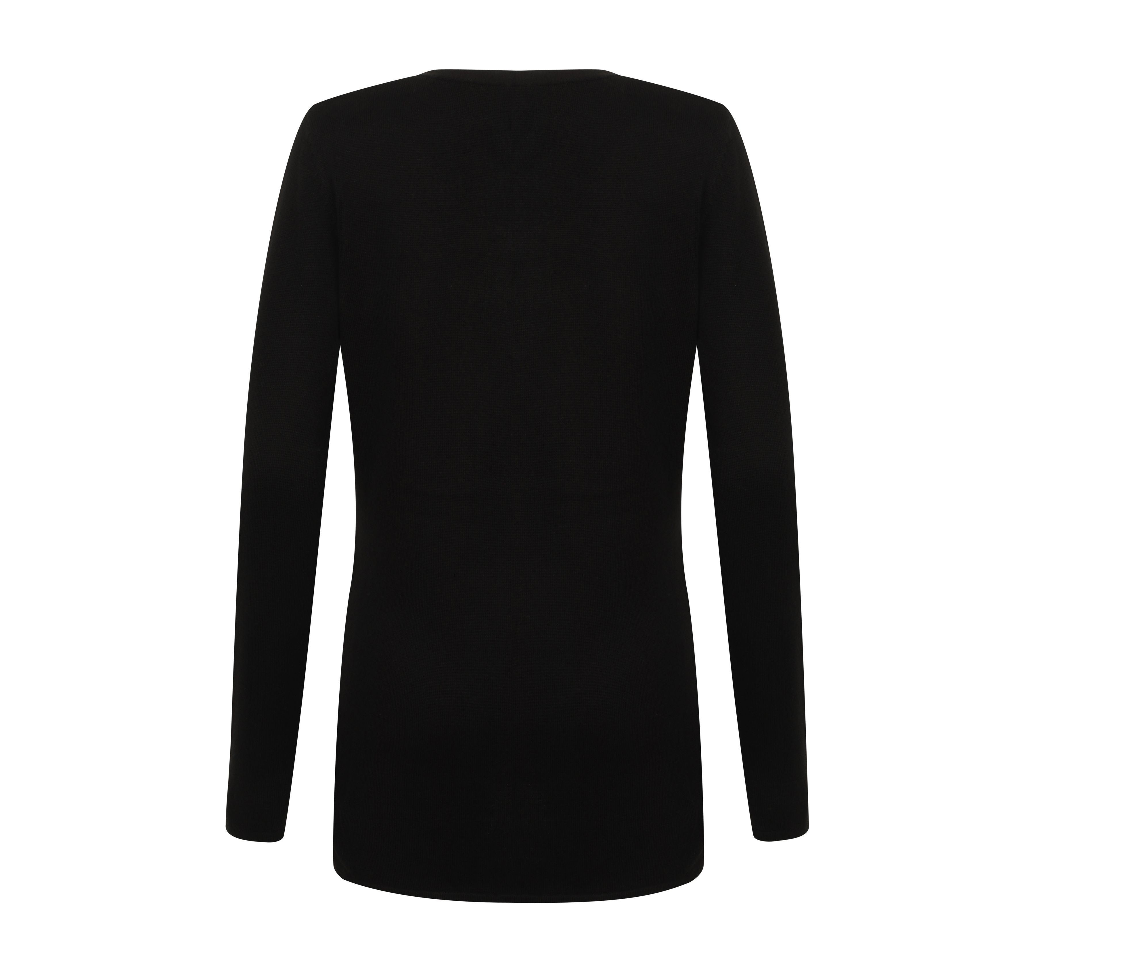 LADIES V BUTTON CARDIGAN