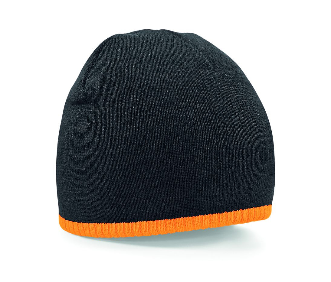 TWO-TONE PULL-ON BEANIE