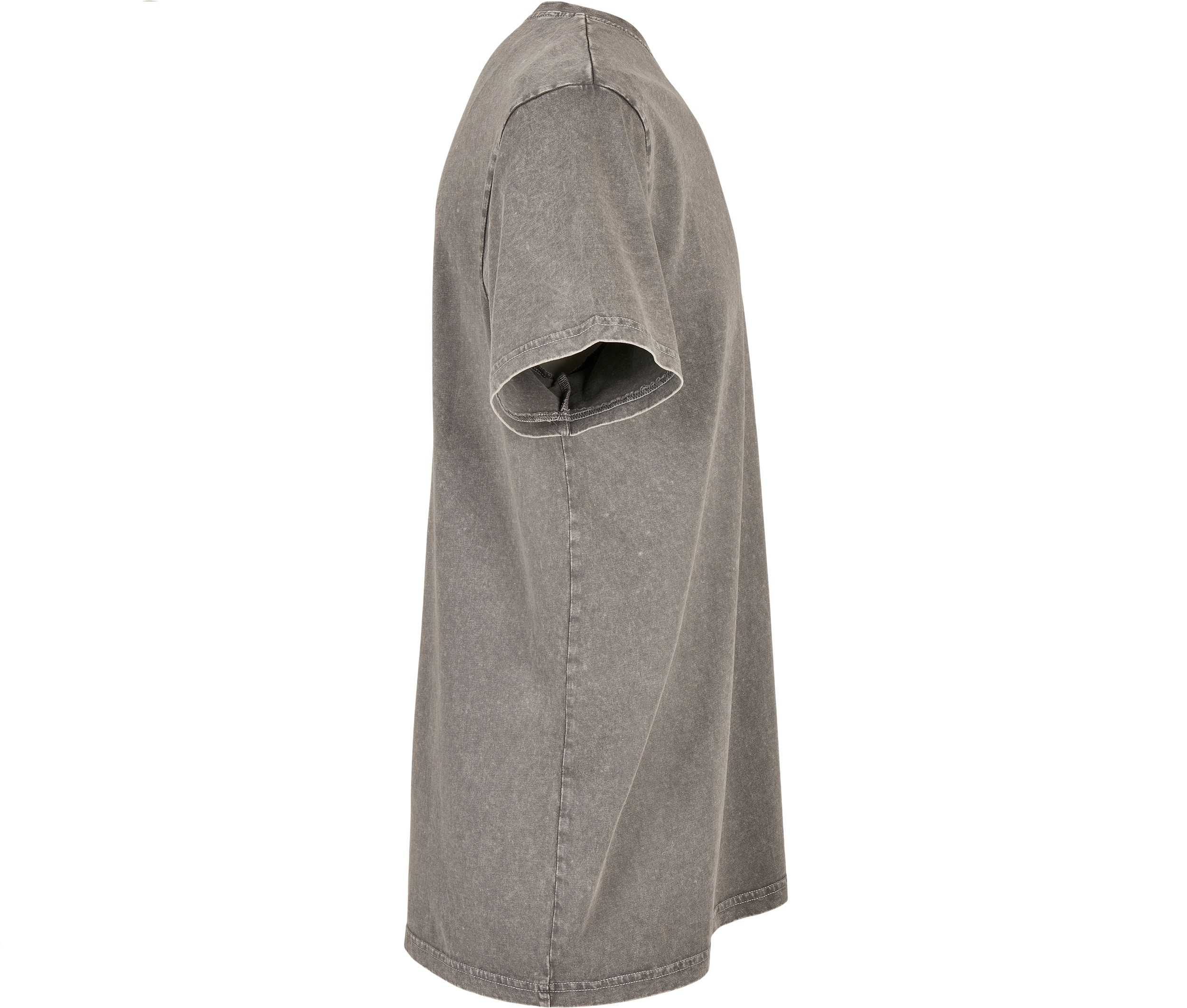 ACID WASHED ROUND NECK TEE