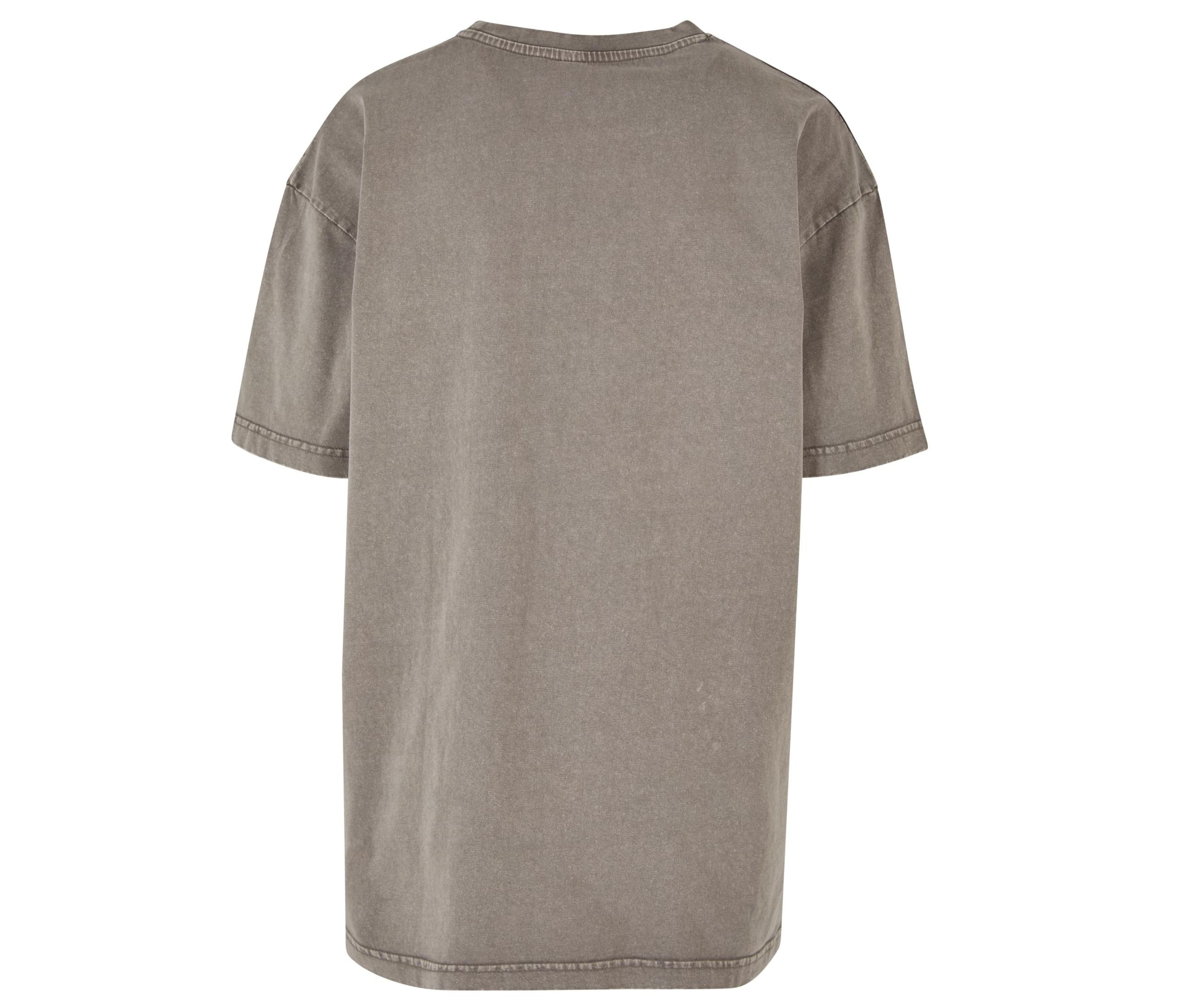 LADIES OVERSIZED ACID WASH TEE