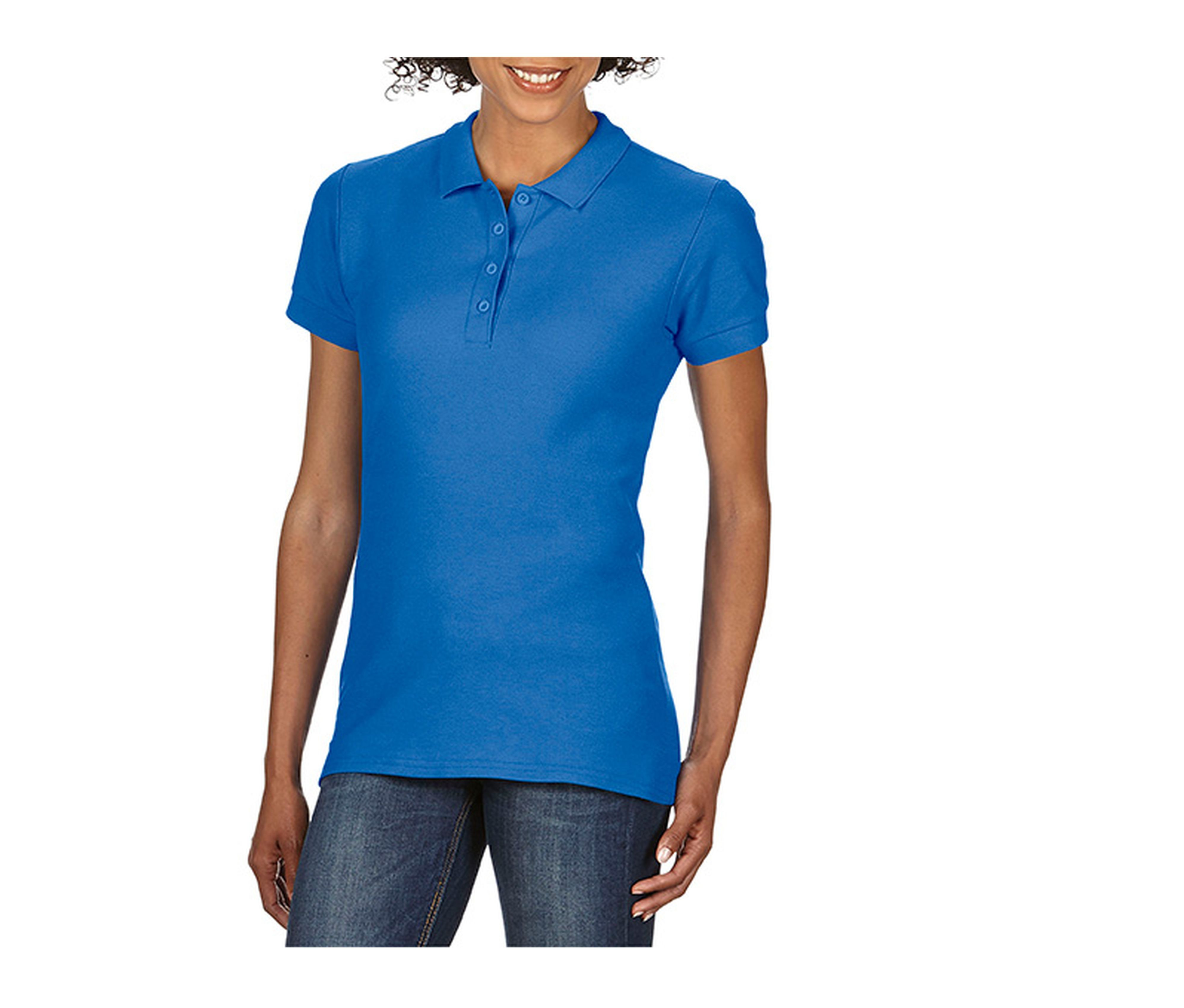SOFTSTYLE® DOUBLE PIQUÉ POLO WOMEN