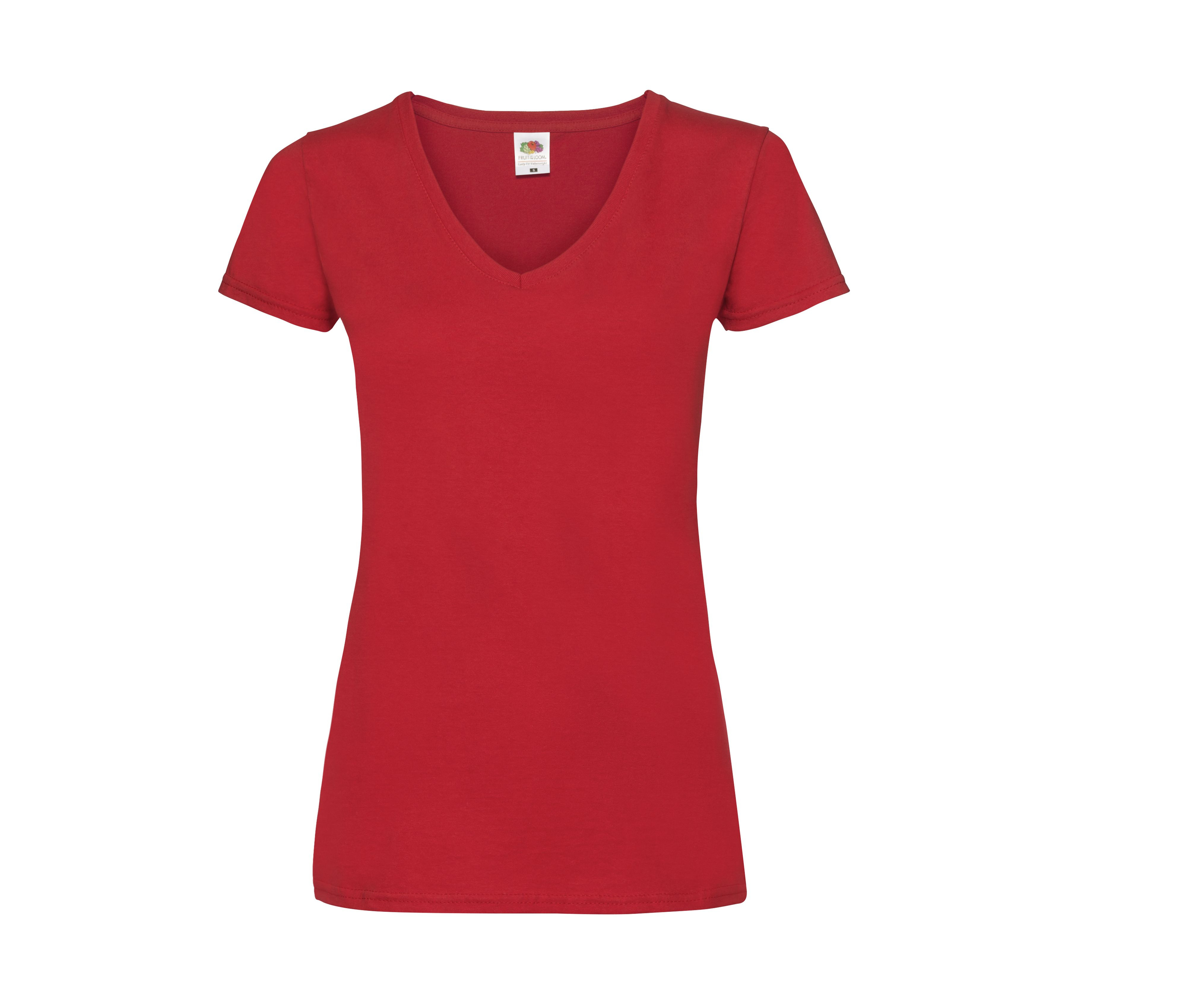 LADIES VALUEWEIGHT V-NECK T