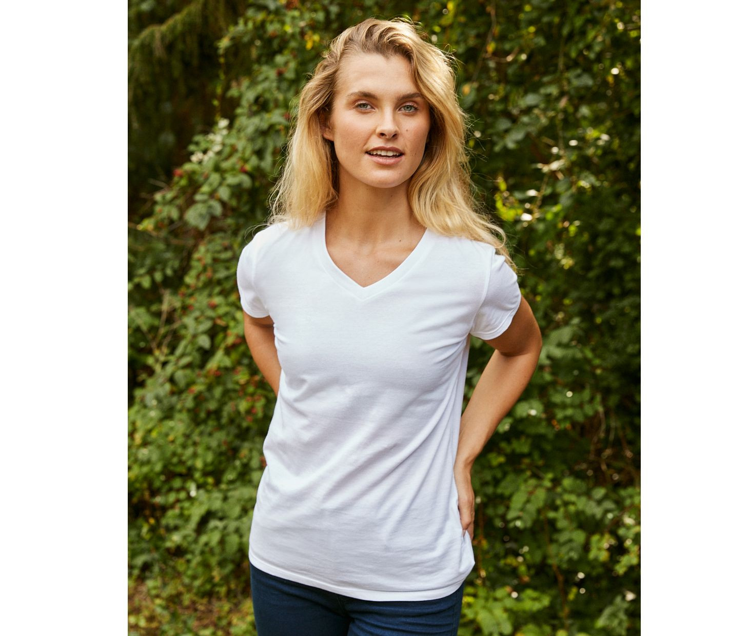 LADIES V-NECK T-SHIRT