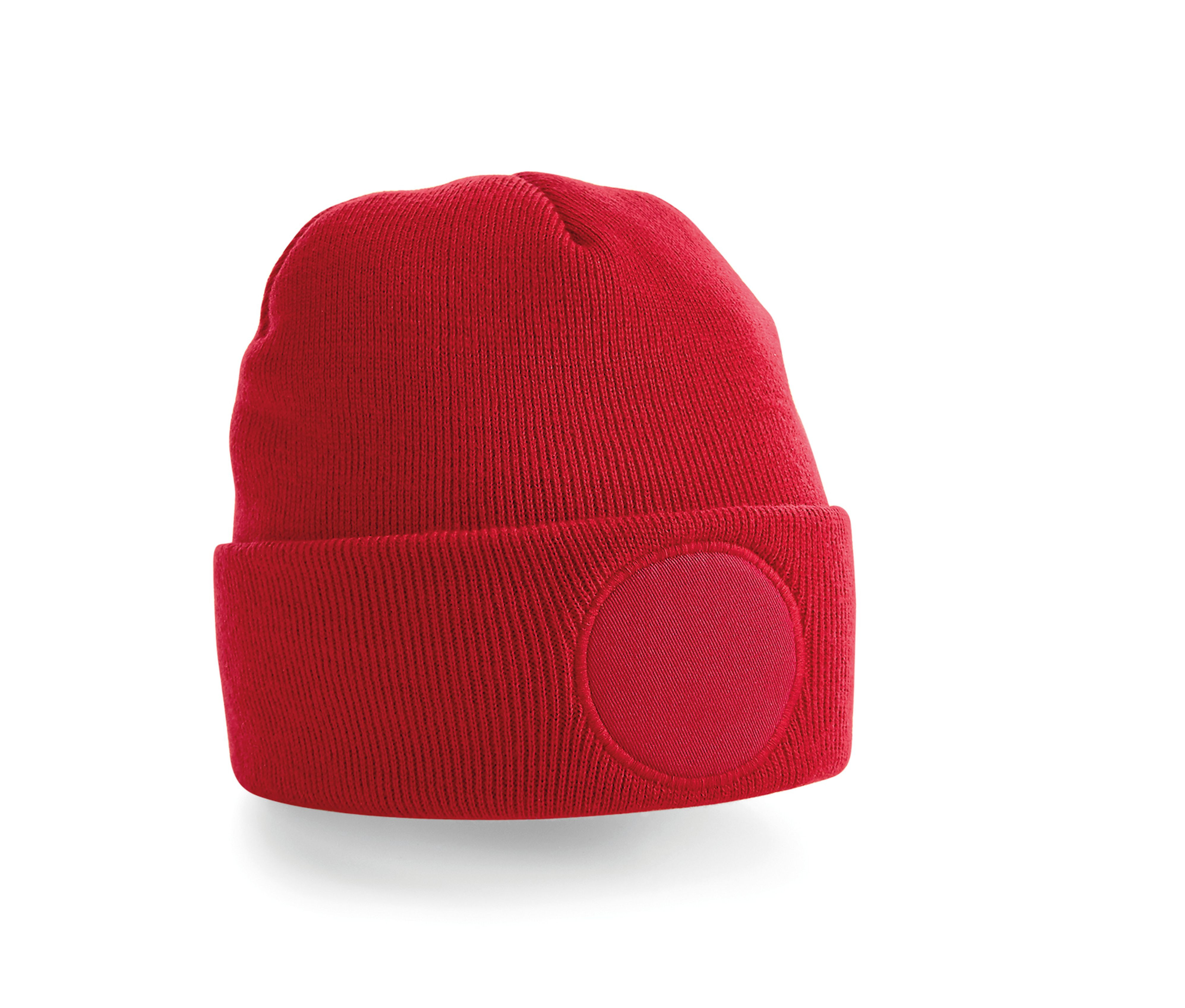 CIRCULAR PATCH BEANIE