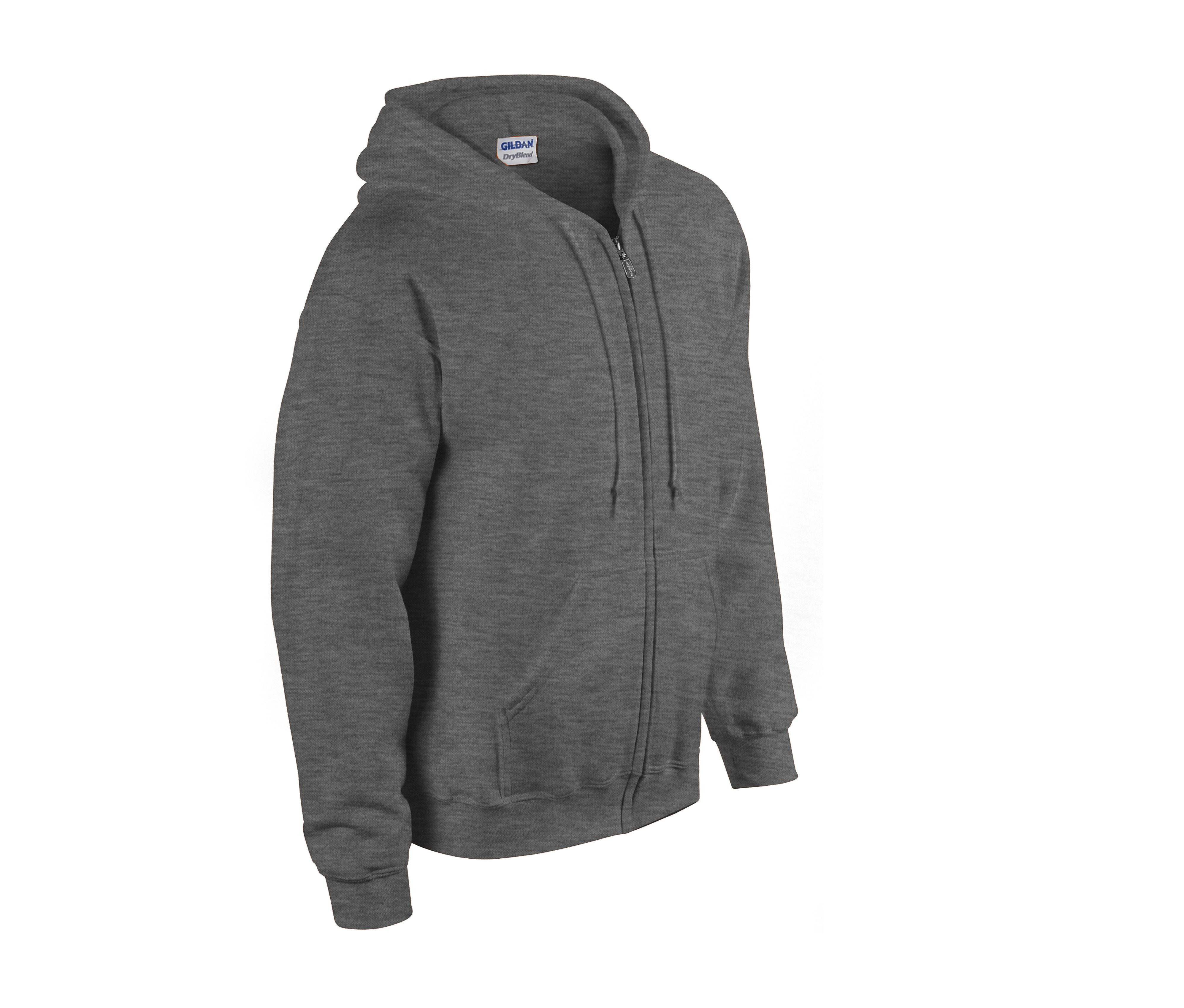 HEAVY BLEND ADULT FULL ZIP HOODED SWEATSHIRT