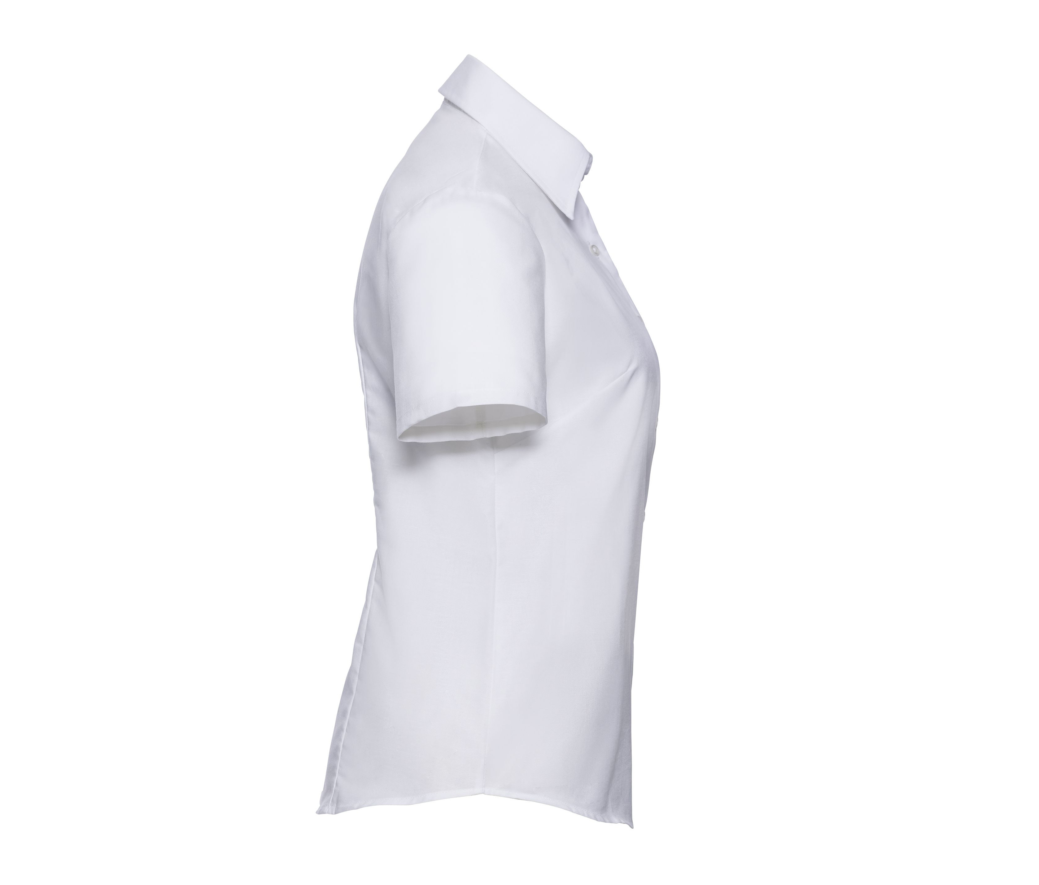 LADIES' SHORT SLEEVE TAILORED OXFORD SHIRT