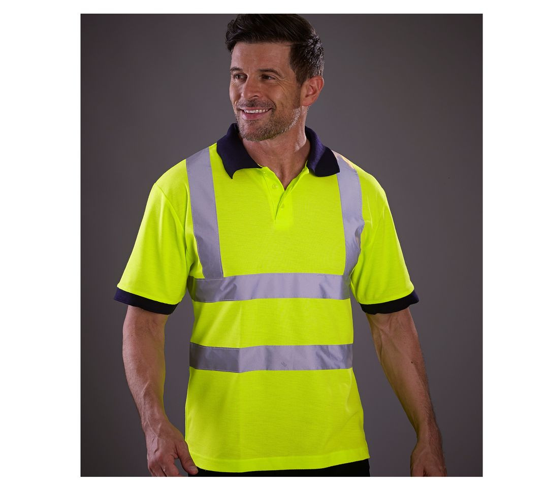 HI-VIS SHORT SLEEVE POLO