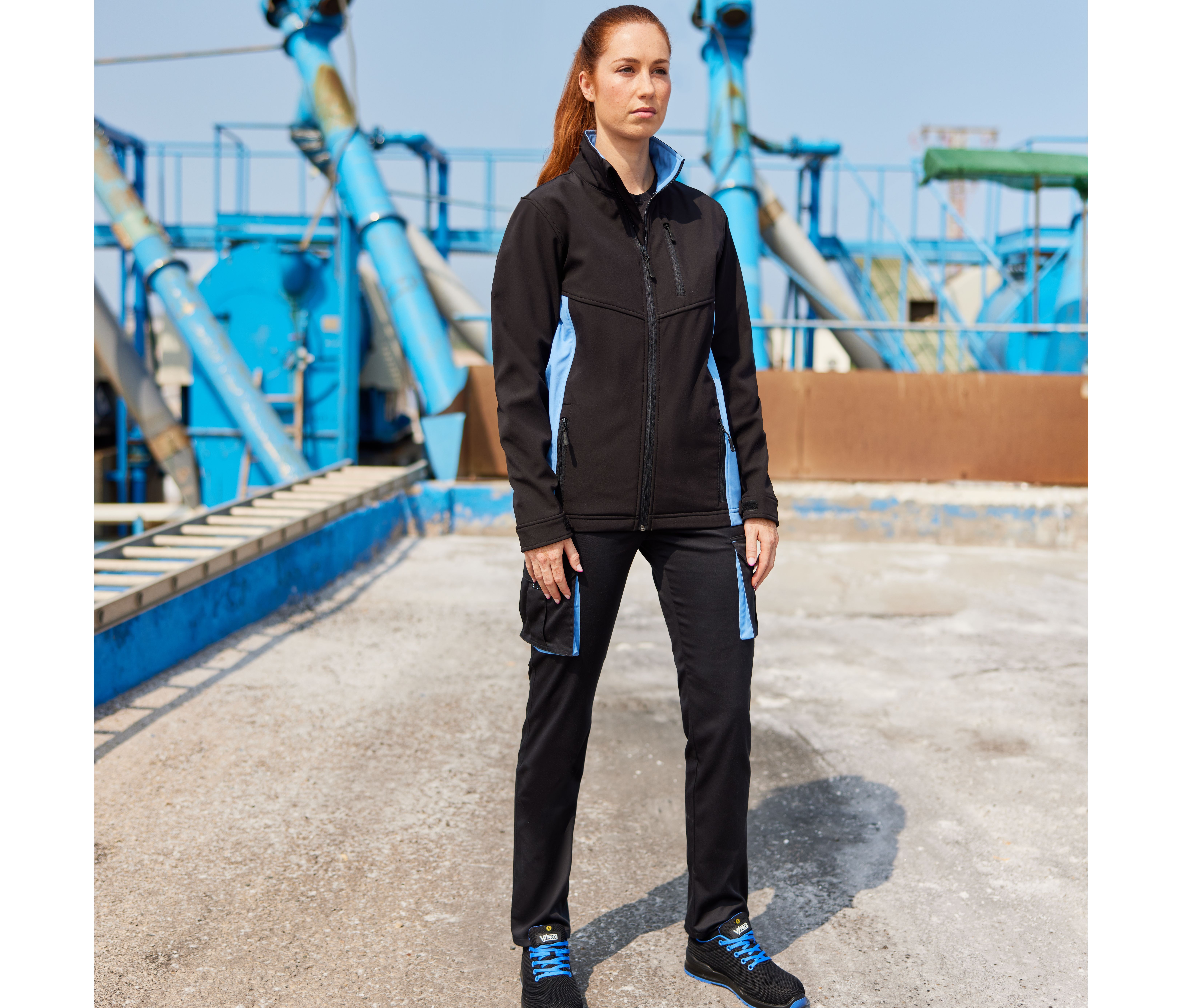 BLOUSON SOFTSHELL BICOLORE