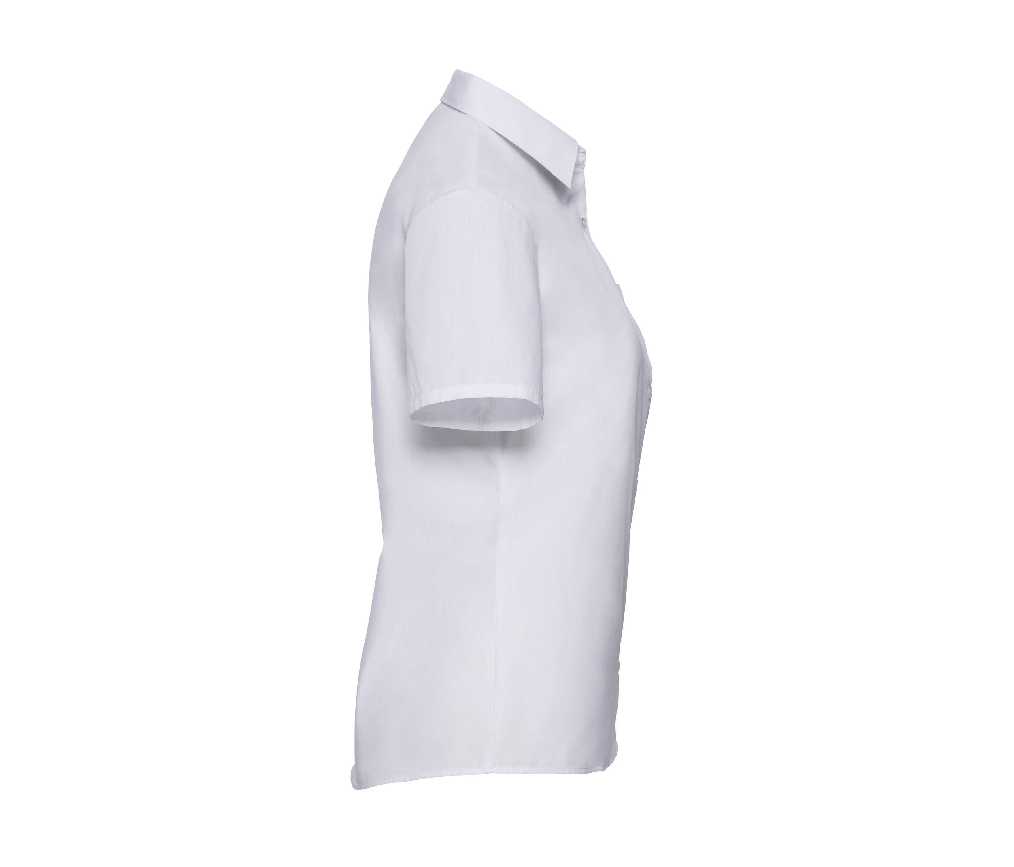 LADIES' SHORT SLEEVE CLASSIC POLYCOTTON POPLIN SHIRT