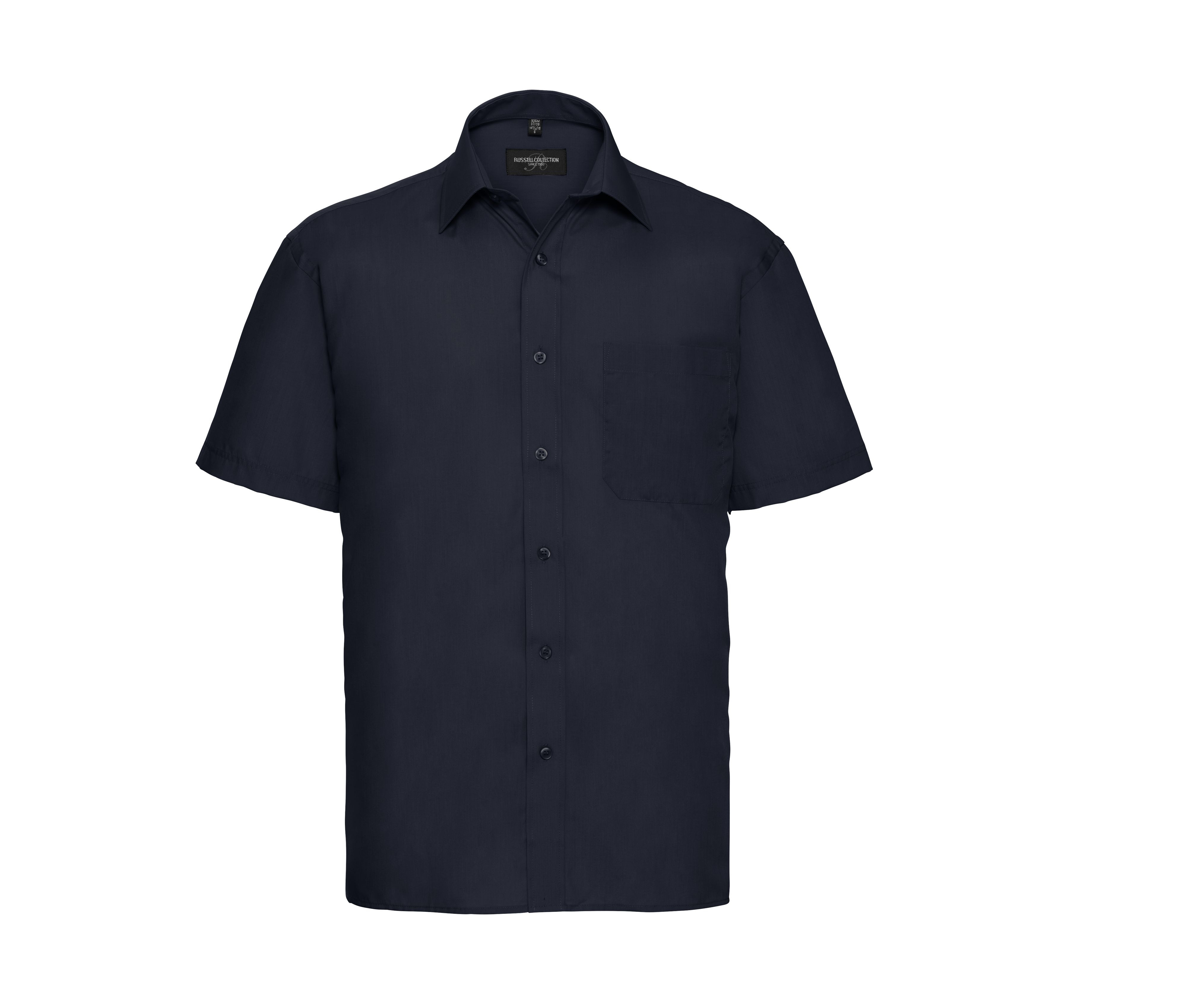 MEN'S SHORT SLEEVE CLASSIC POLYCOTTON POPLIN SHIRT