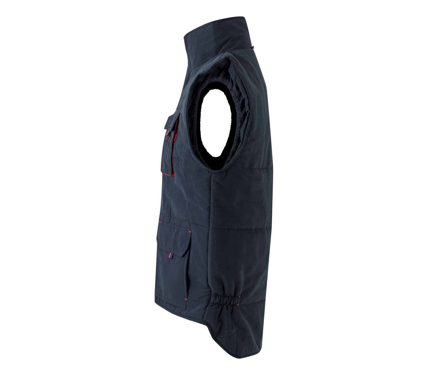 GILET MATELASSÉ BICOLORE MULTIPOCHES