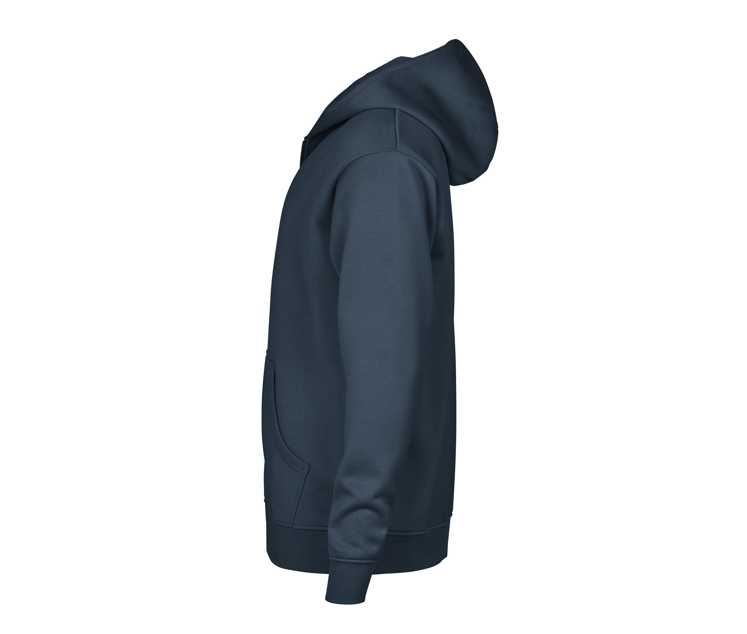 UNLABELED HOODED FULL ZIP SWEATSHIRT