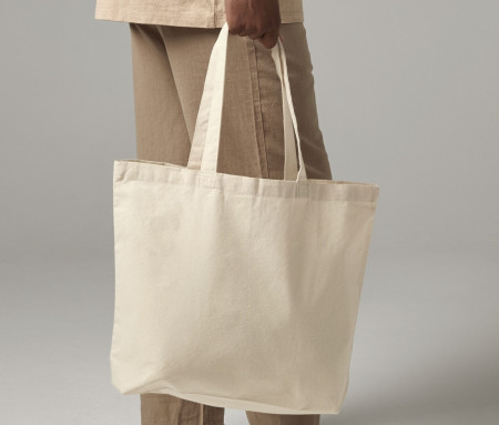 RECYCLED COTTON MAXI TOTE