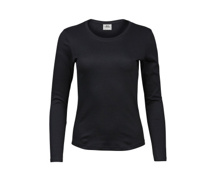 LADIES LONG SLEEVE INTERLOCK TEE