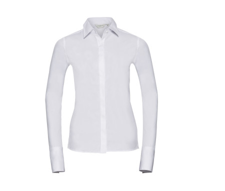 LADIES' LONG SLEEVE FITTED ULTIMATE STRETCH SHIRT
