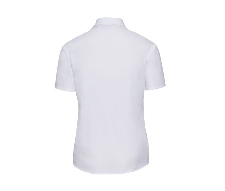 LADIES' SHORT SLEEVE CLASSIC POLYCOTTON POPLIN SHIRT