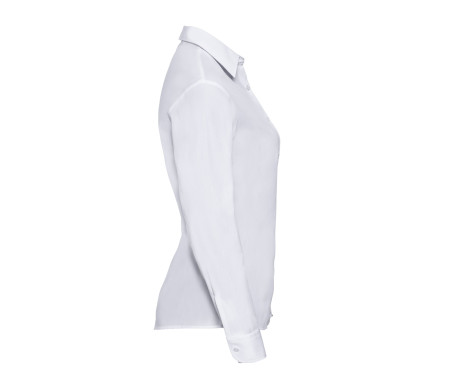 LADIES' LONG SLEEVE CLASSIC POLYCOTTON POPLIN SHIRT