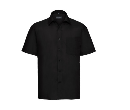 MEN'S SHORT SLEEVE CLASSIC POLYCOTTON POPLIN SHIRT