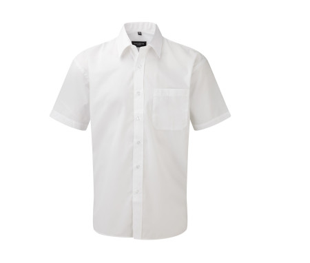 MEN'S SHORT SLEEVE CLASSIC POLYCOTTON POPLIN SHIRT