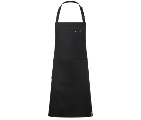 BIB APRON WITH BUCKLE AND POCKETS