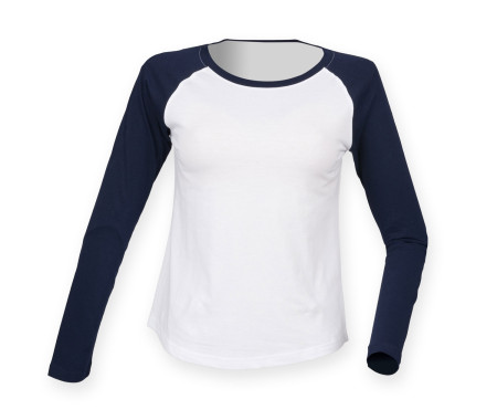 LADIES L/S BASEBALL T
