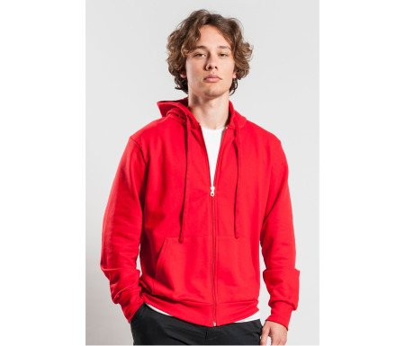 HOODED SWEAT JACKET
