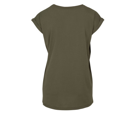 LADIES EXTENDED SHOULDER TEE