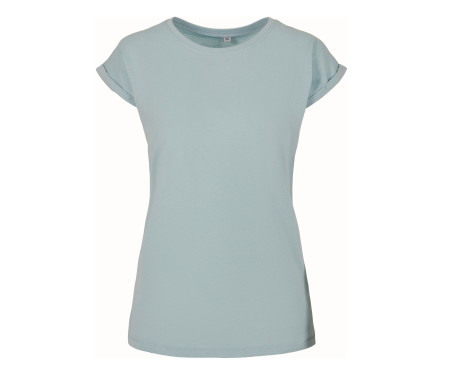 LADIES EXTENDED SHOULDER TEE