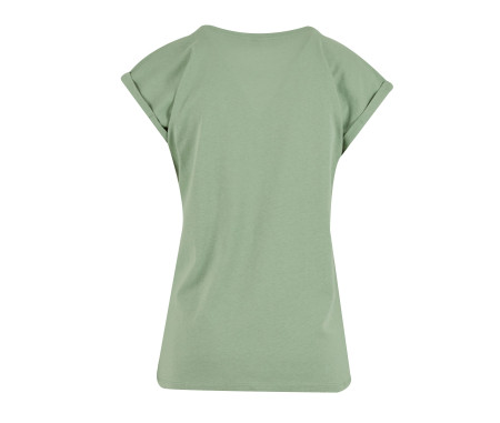 LADIES EXTENDED SHOULDER TEE