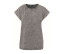 LADIES ACID WASHED EXTENDED SHOULDER TEE