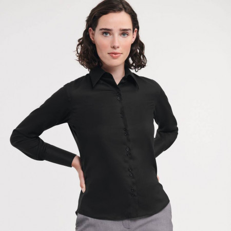 LADIES' LONG SLEEVE TAILORED ULTIMATE NON-IRON SHIRT