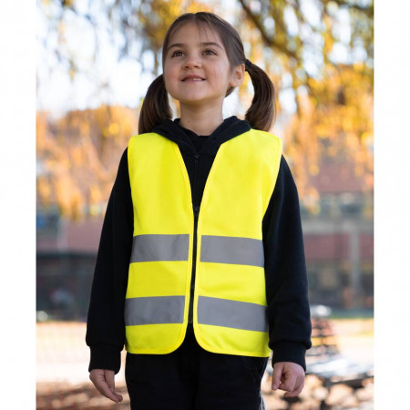 SAFETY VEST FOR KIDS WITH ZIPPER