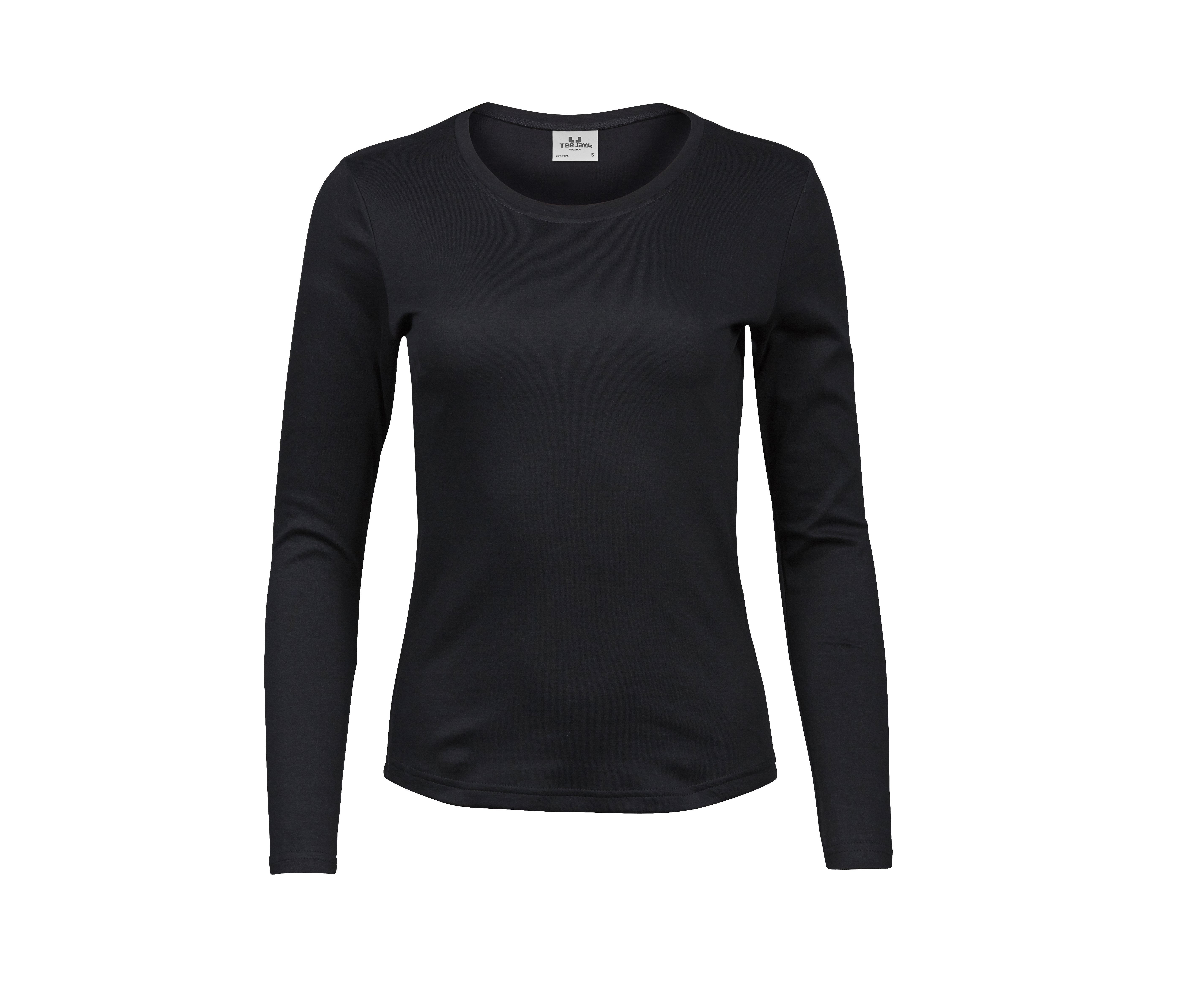 LADIES LONG SLEEVE INTERLOCK TEE