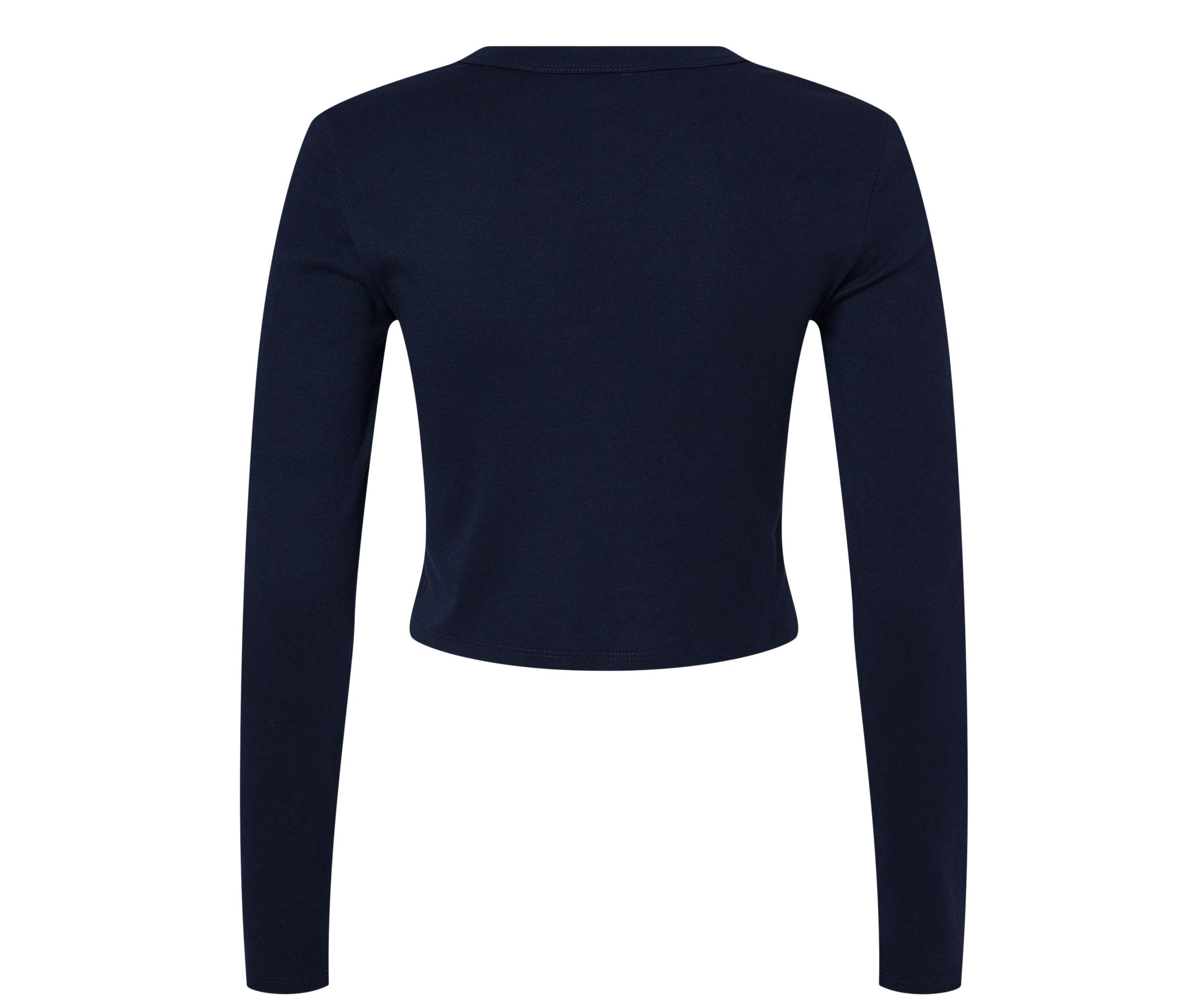 WOMEN'S MICRO RIB LONG SLEEVE BABY TEE