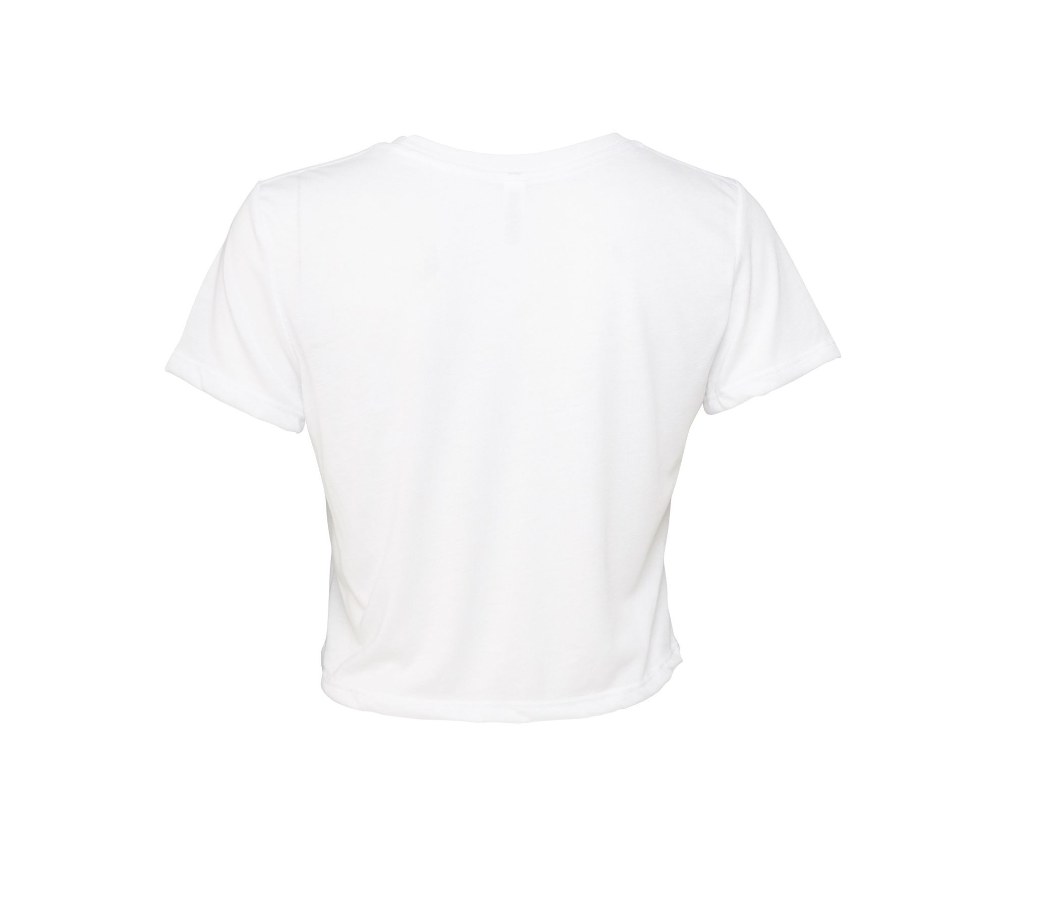 WOMEN'S FLOWY CROPPED TEE