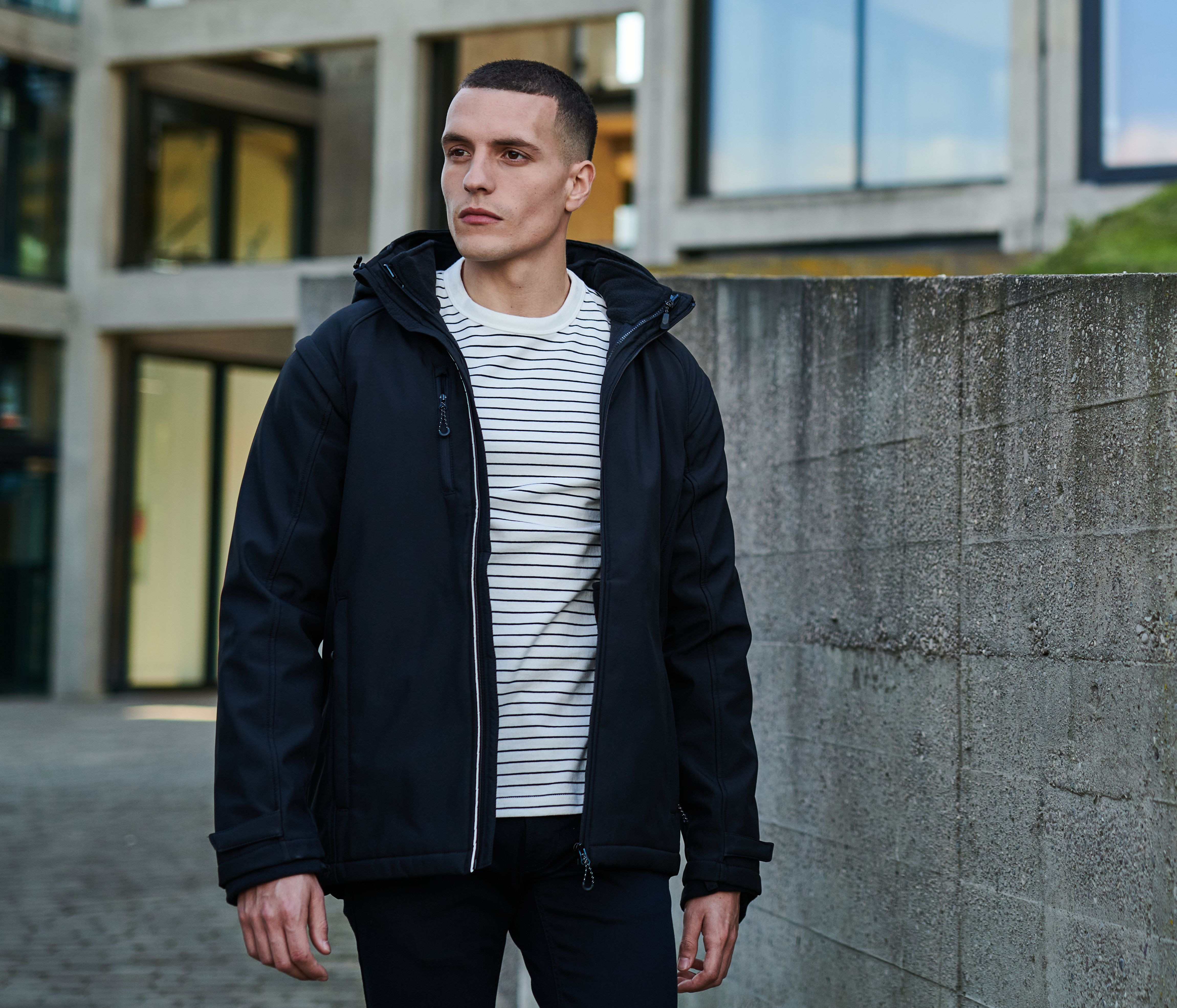 ERASMUS 4 IN 1 SOFTSHELL JACKET