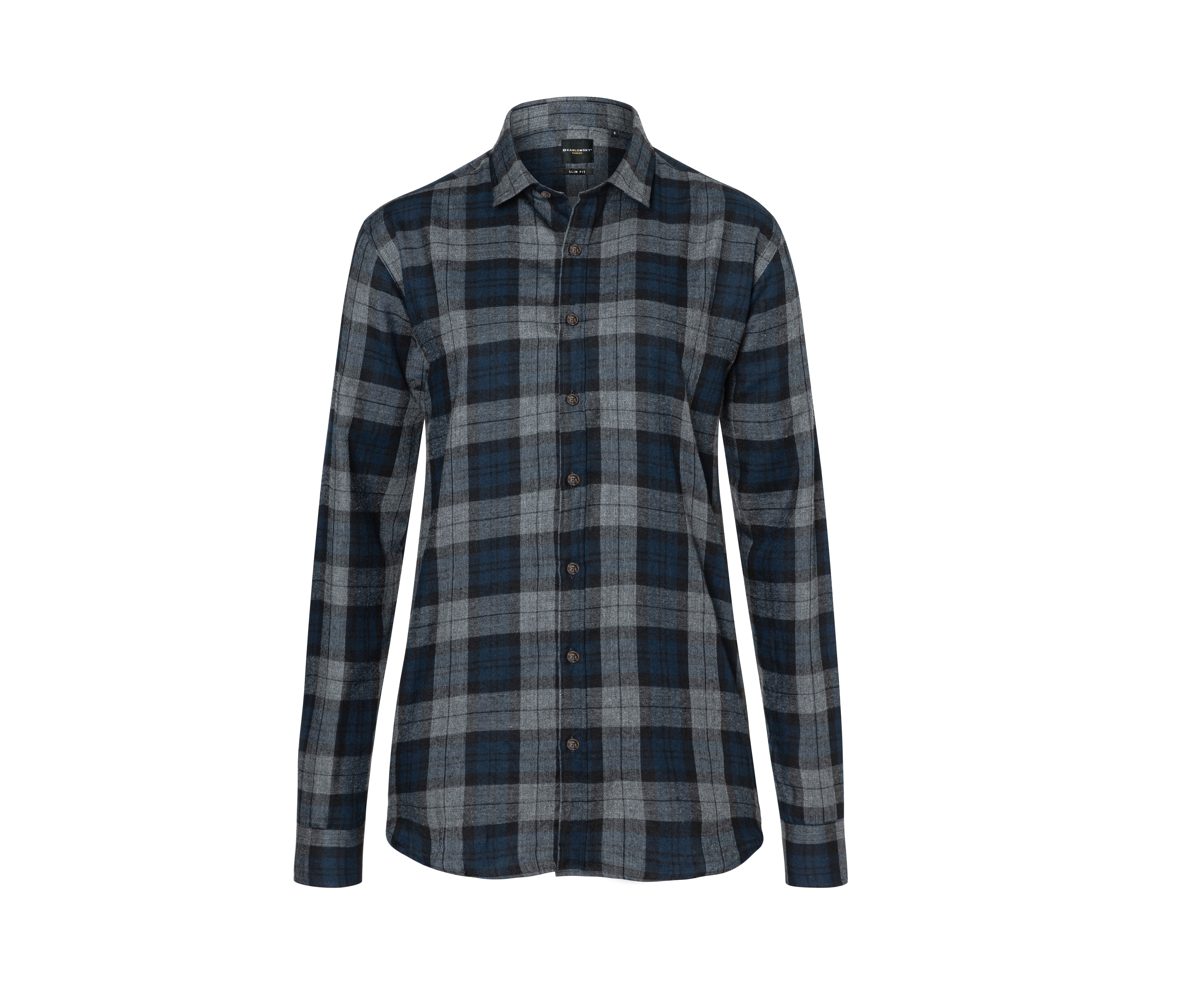 LADIES' CHECKED BLOUSE URBAN-STYLE