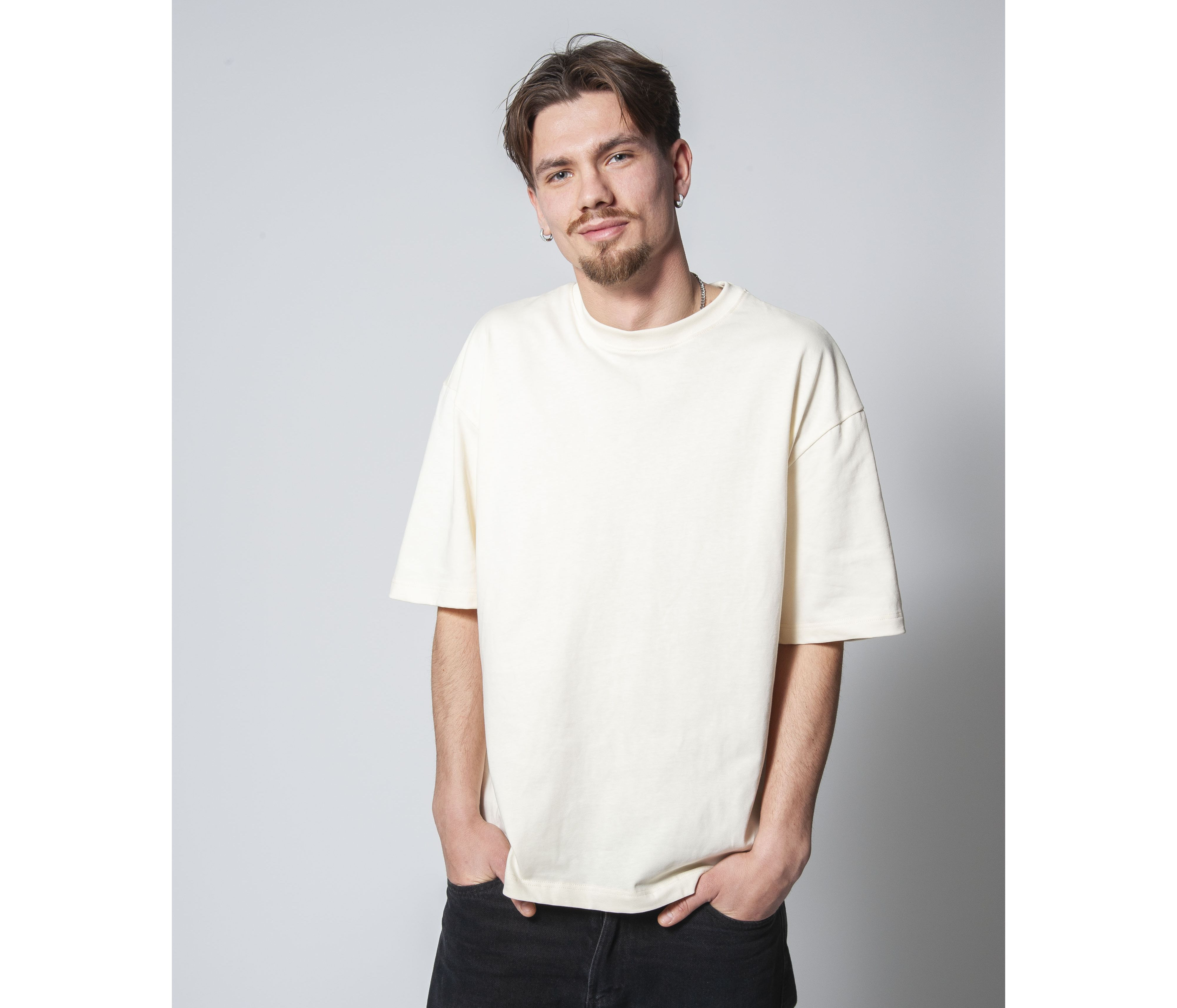 HEAVYWEIGHT OVERSIZED CREW NECK T-SHIRT