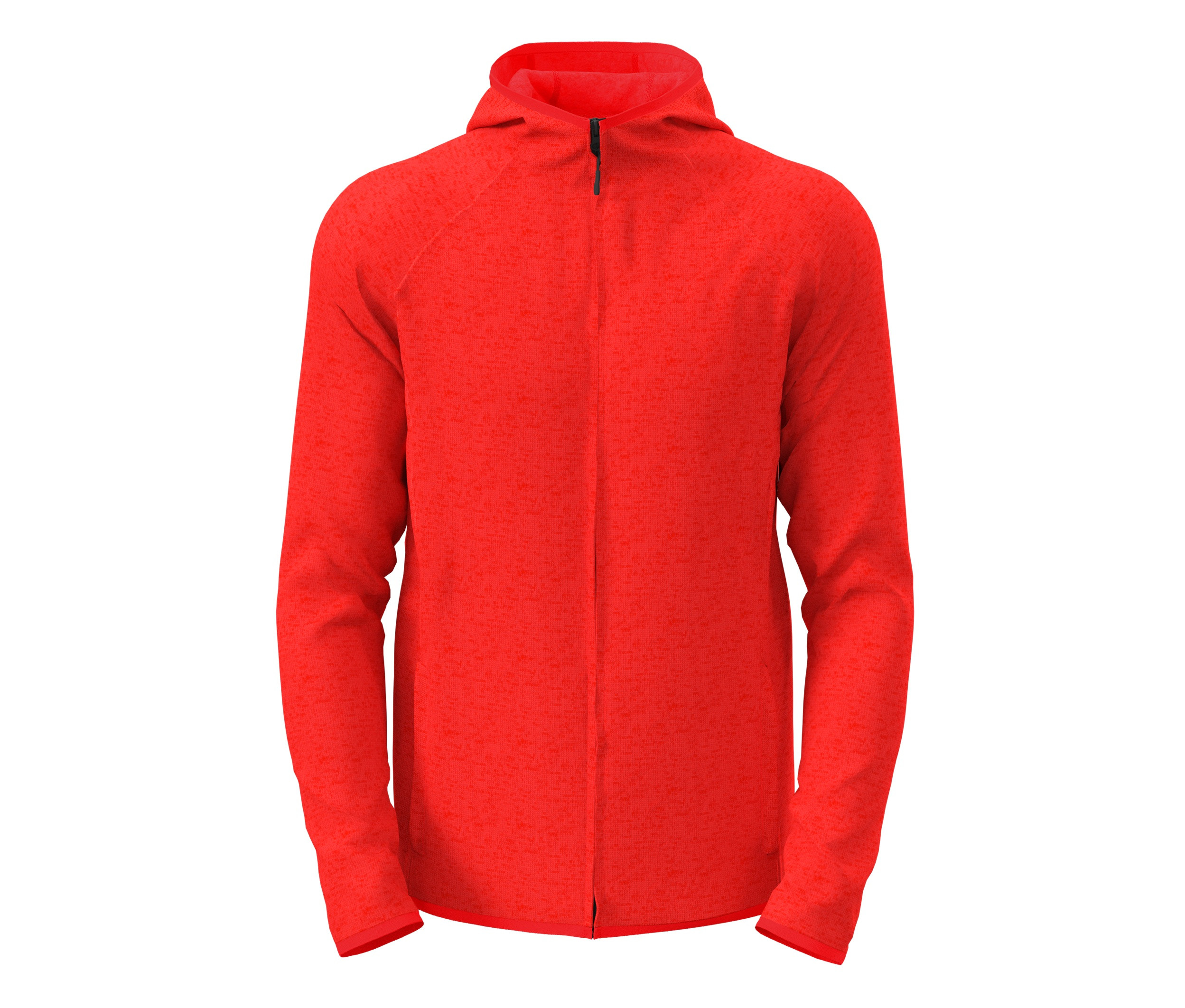 LUX HOODED KNIT FLEECE JACKET FOR MEN