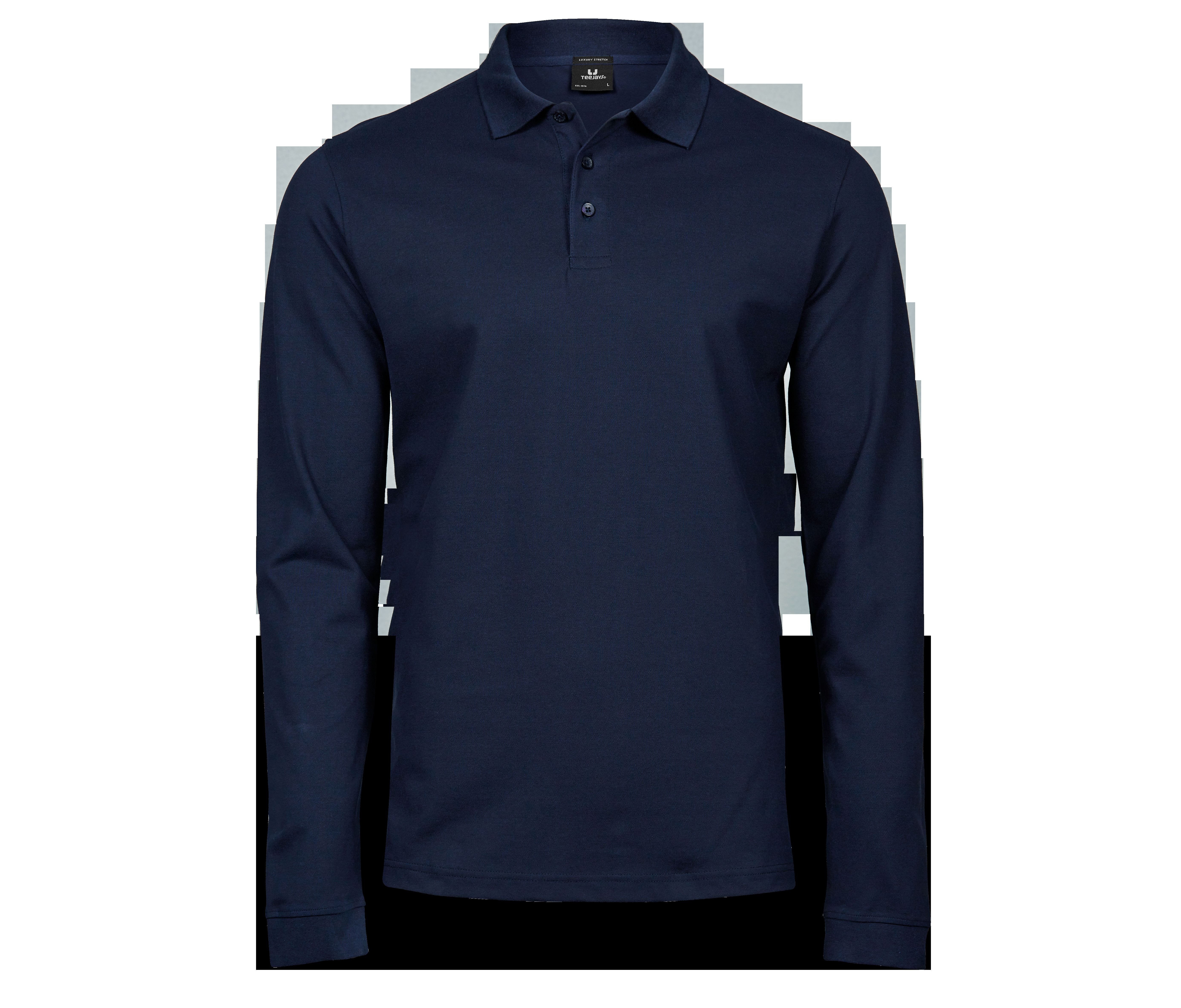LUXURY STRETCH LONG SLEEVE POLO