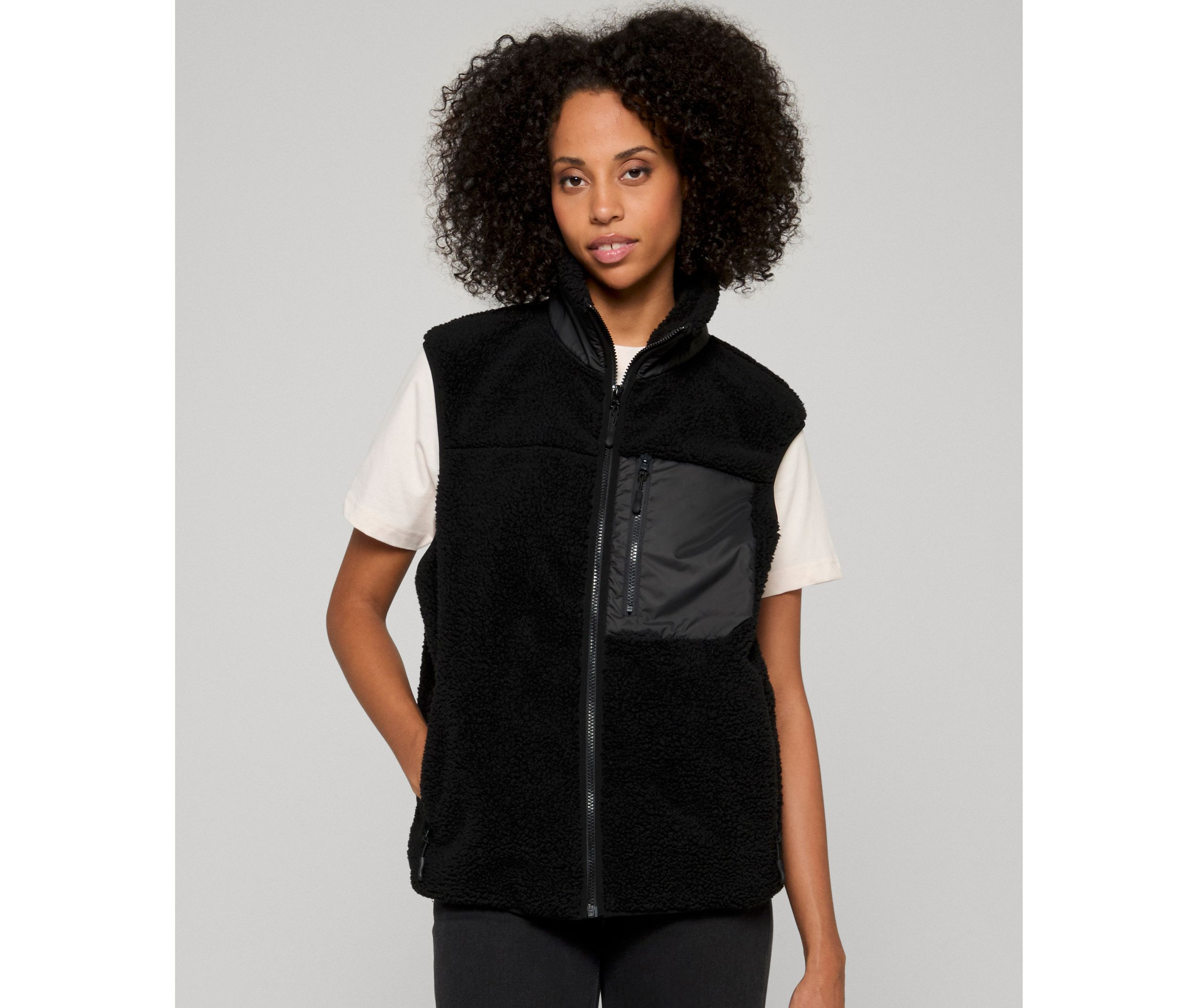 BONDED SHERPA VEST