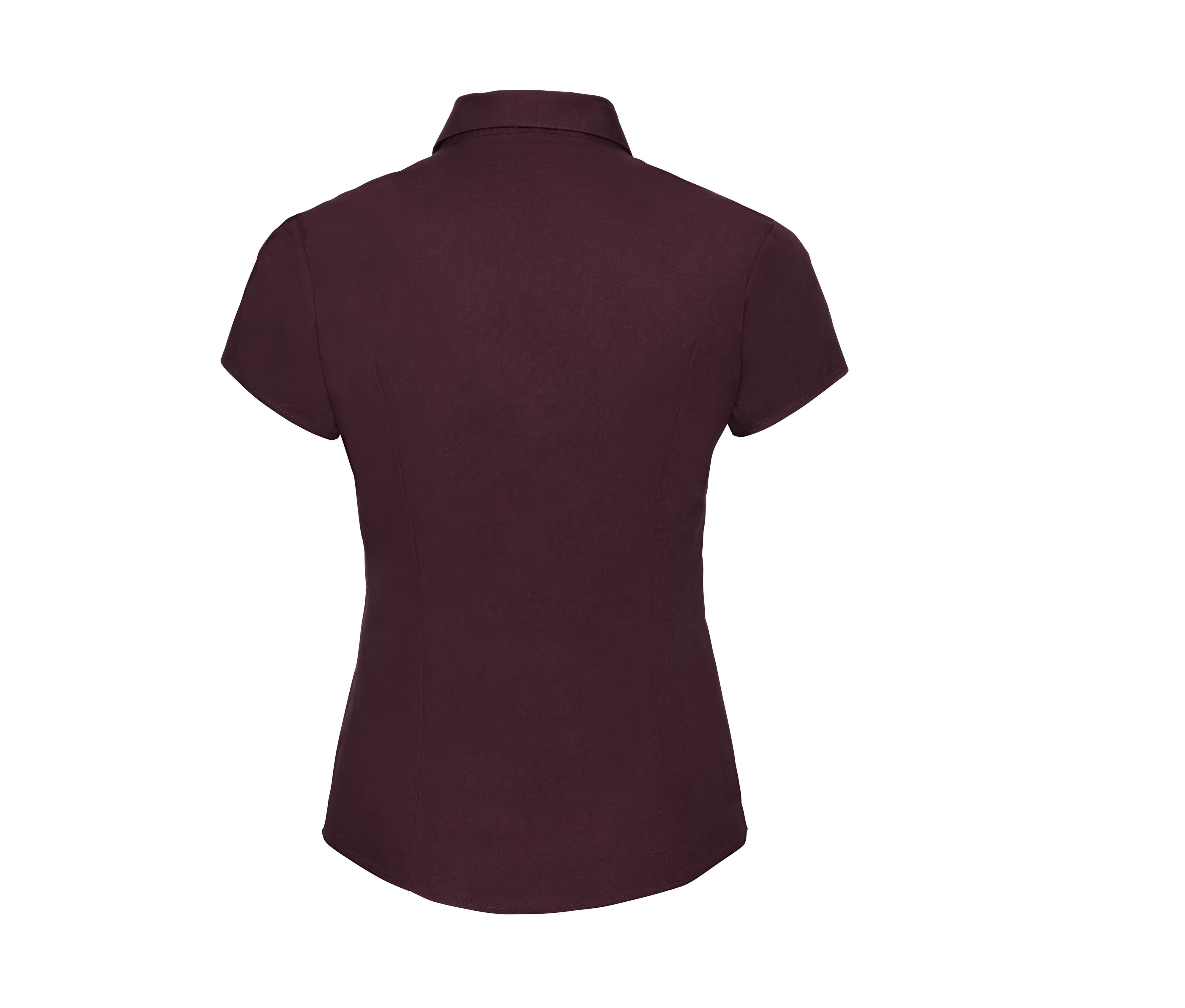 LADIES' SHORT SLEEVE FITTED STRETCH SHIRT