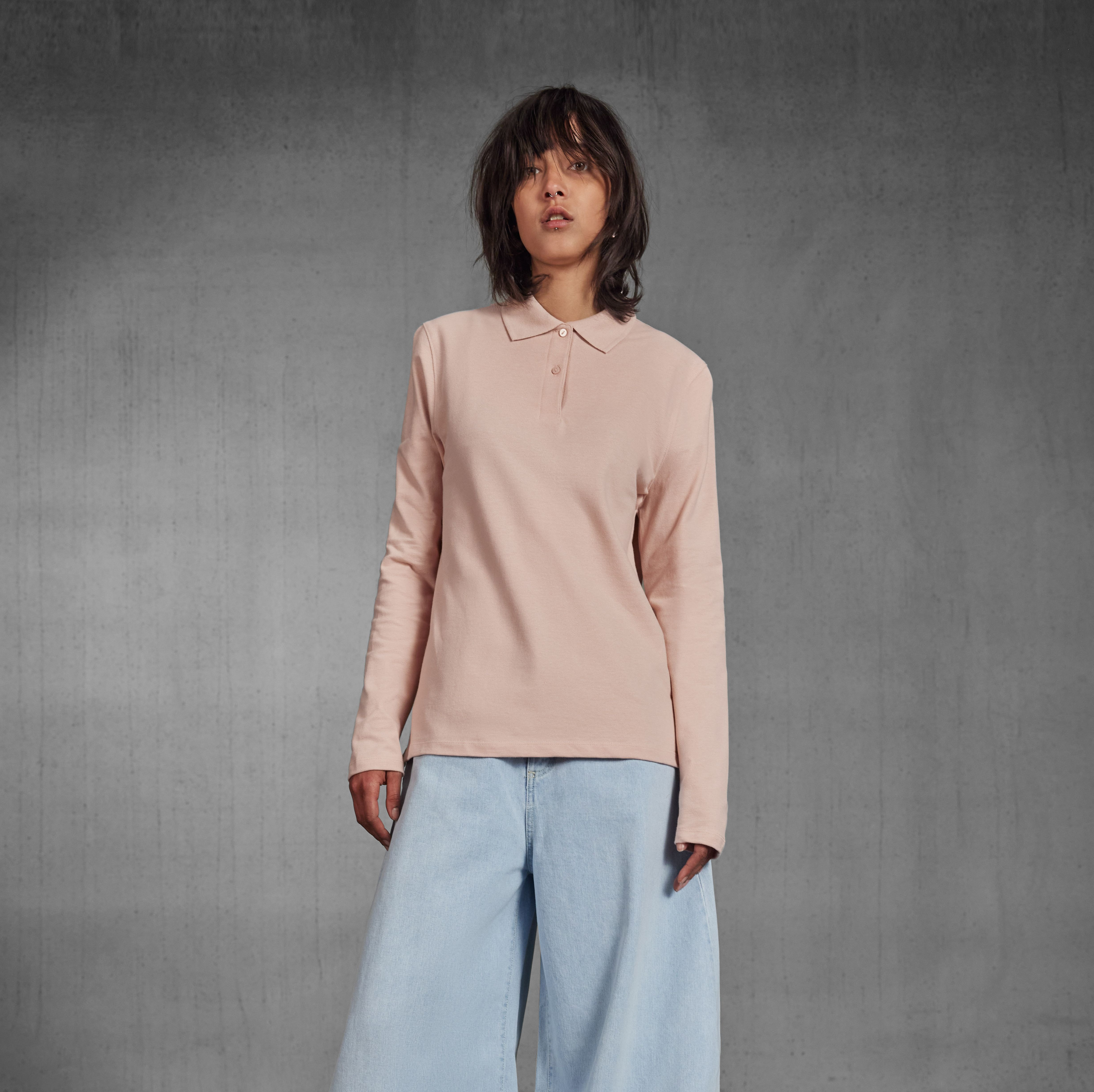 B&C MY POLO 210 LSL /WOMEN