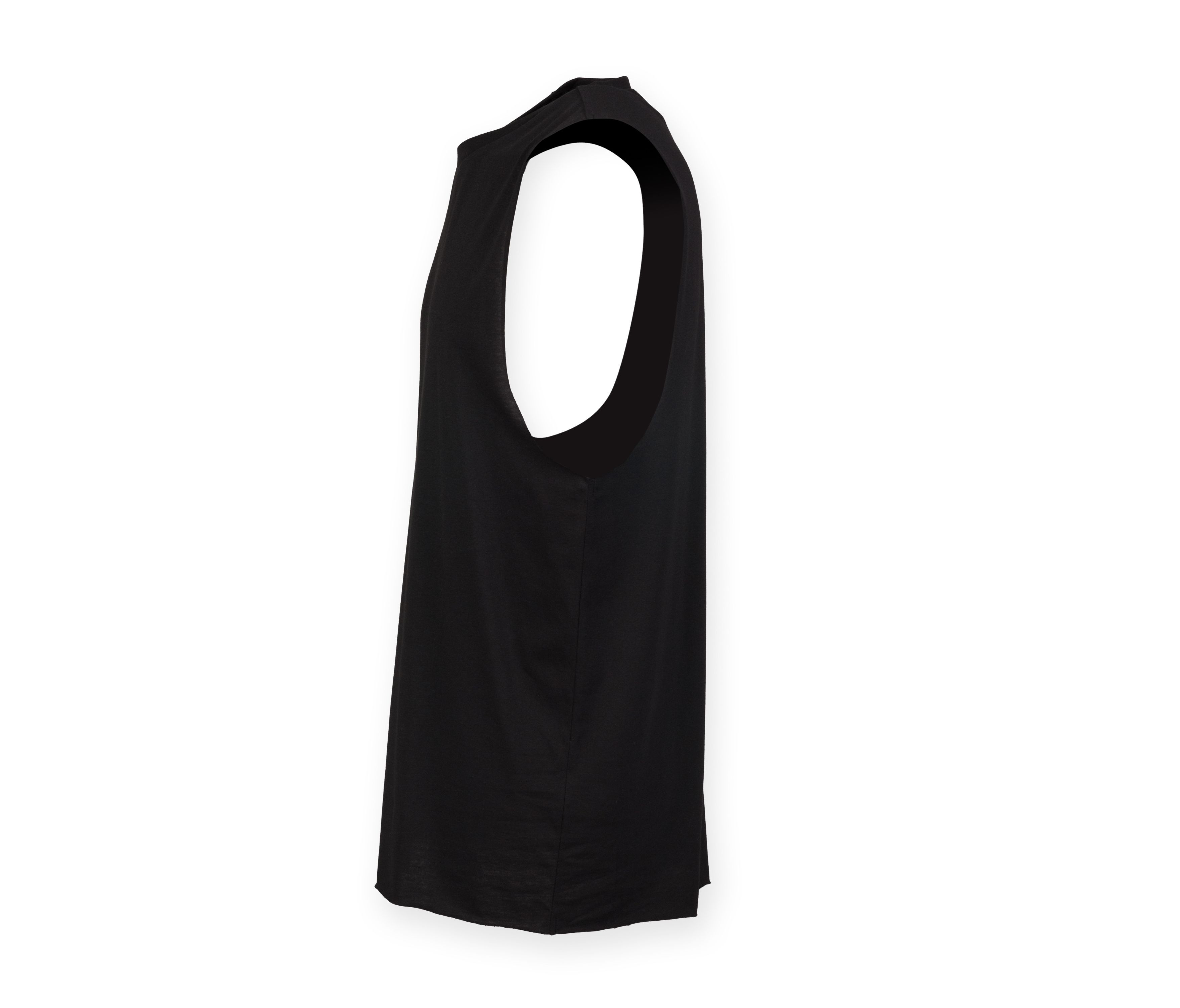 MEN’S HIGH NECK SLASH ARMHOLE VEST
