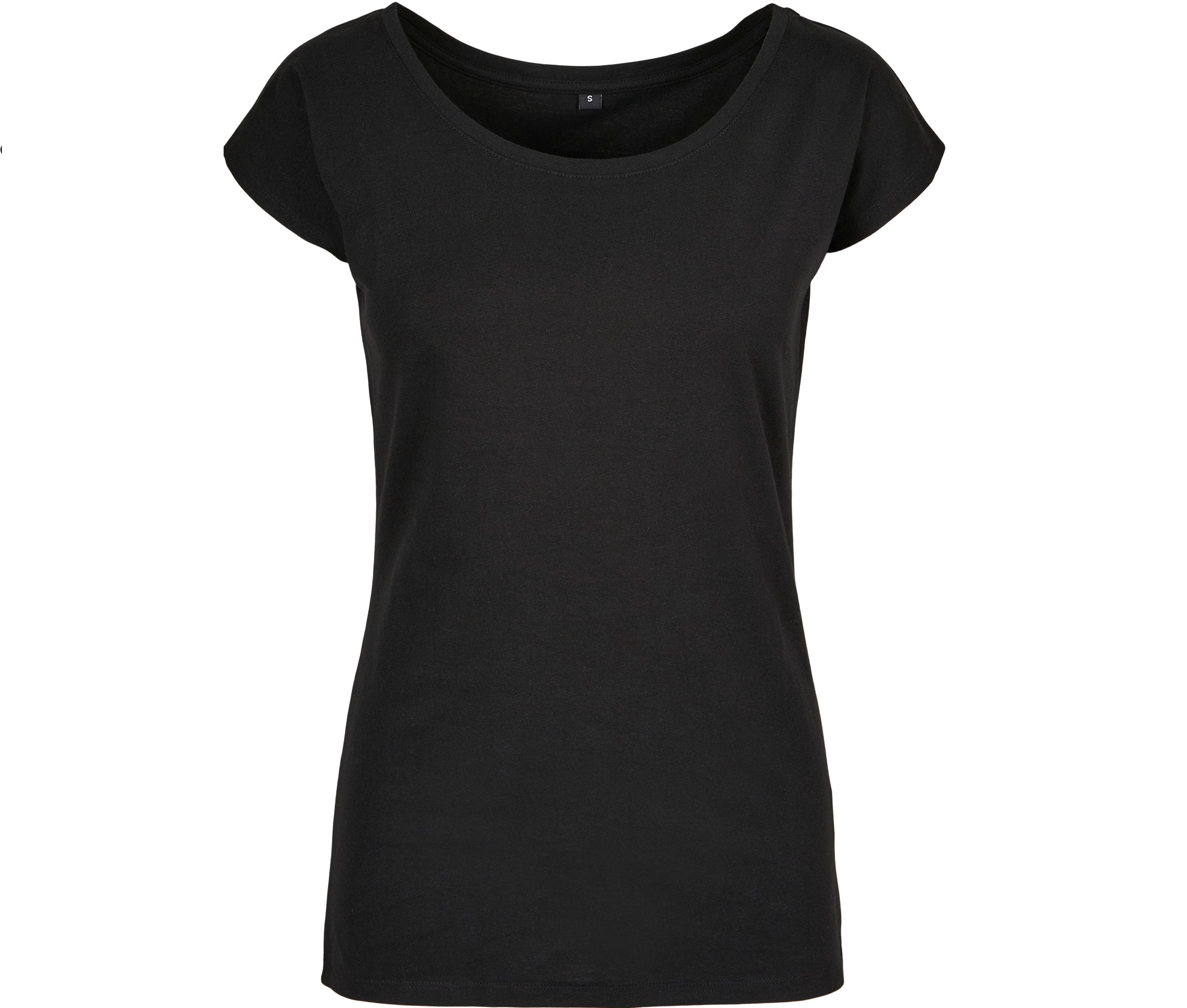 LADIES WIDE NECK TEE