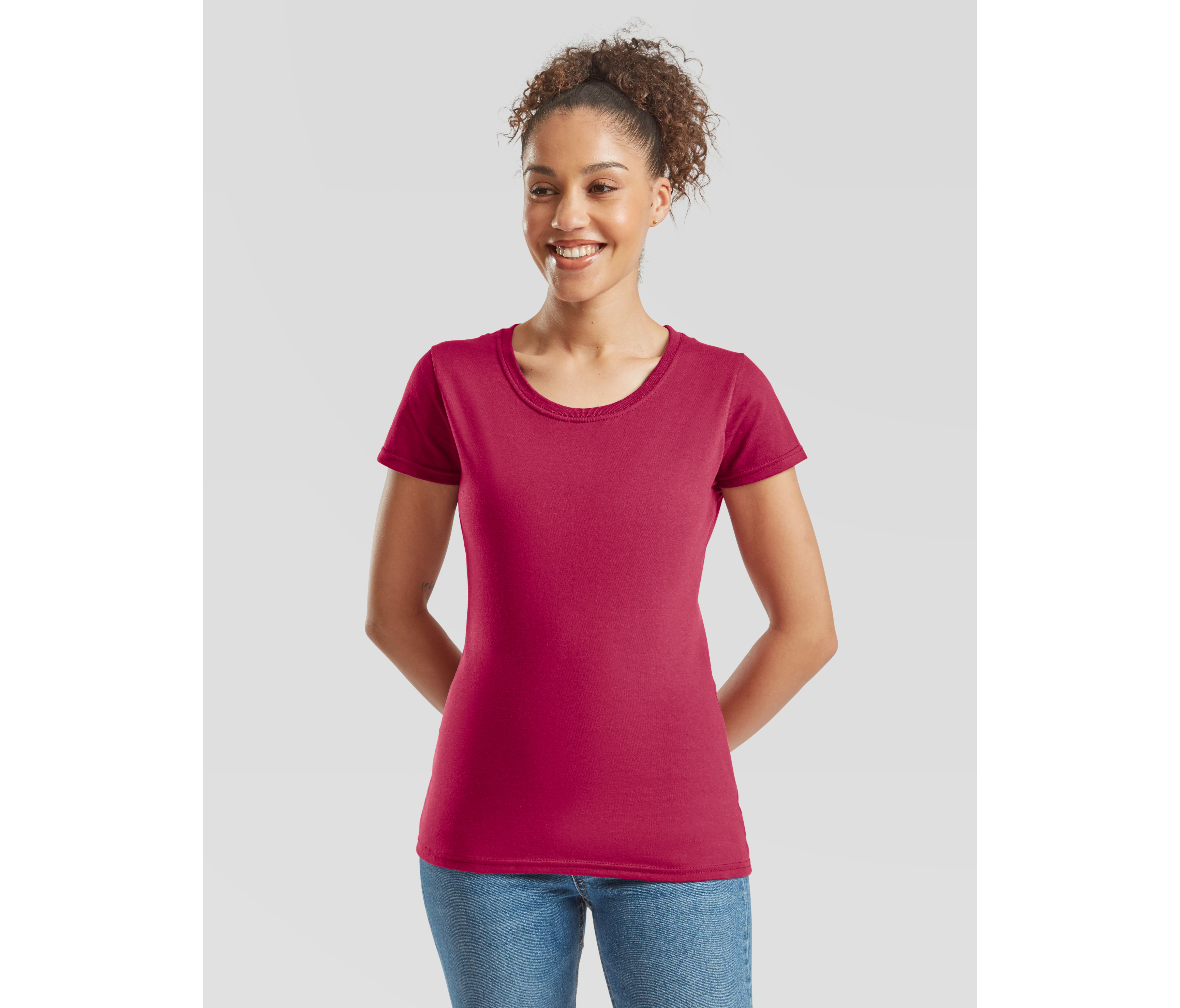 LADIES ICONIC 195 RINGSPUN PREMIUM T