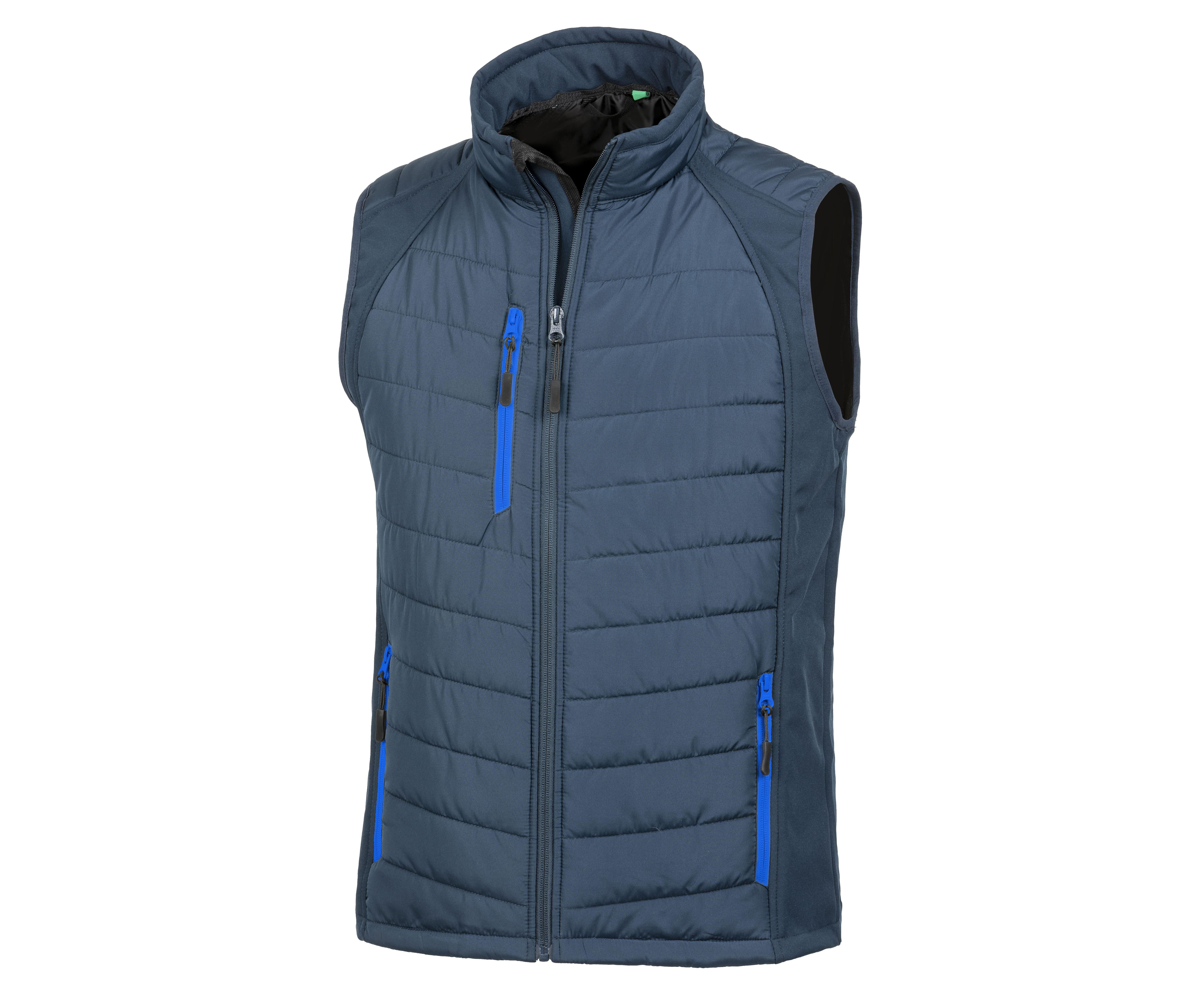 BLACK COMPASS PADDED SOFTSHELL GILET