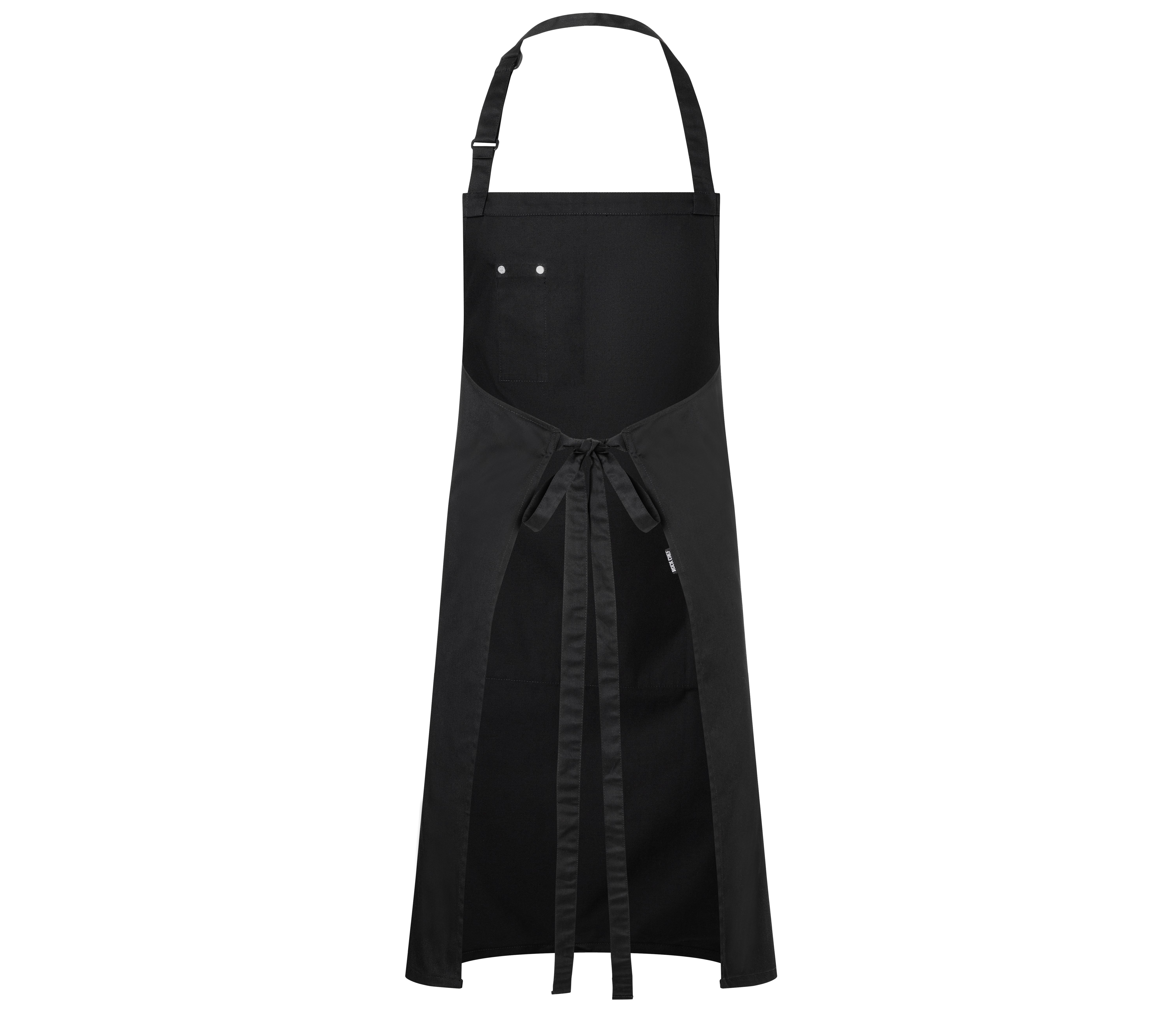 BIB APRON WITH BUCKLE AND POCKETS